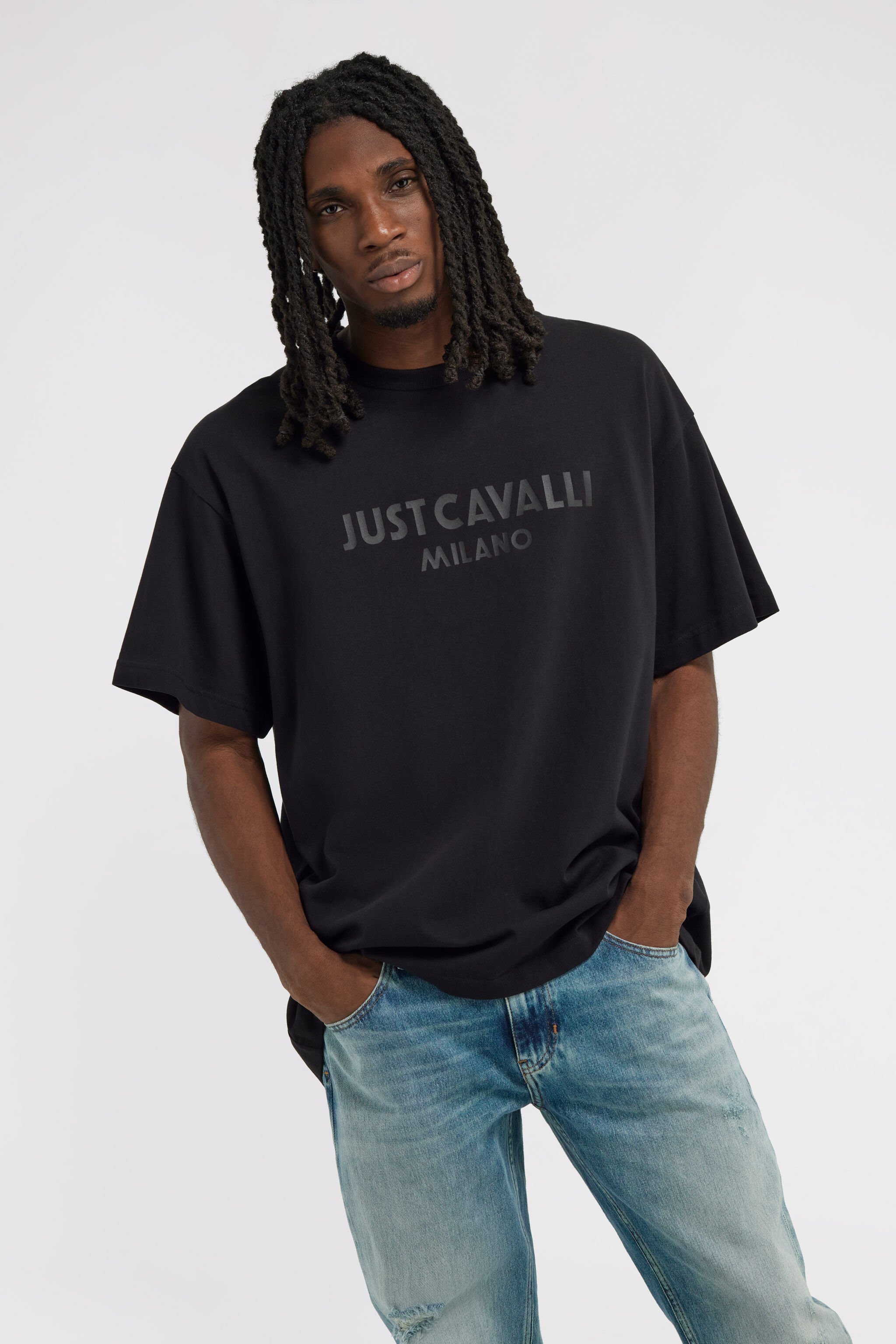 JC Just Cavalli T-shirt Black TFT040-TF057