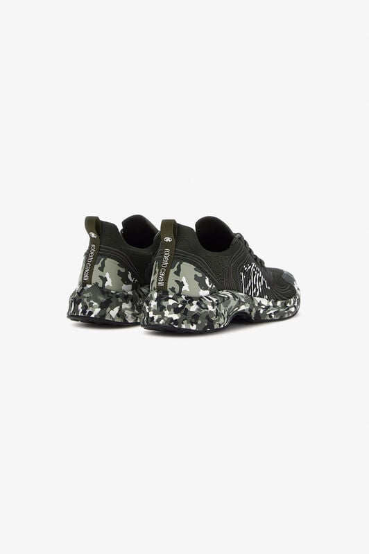 RC Sneakers with Monogram Mirror Snake RC Sneakers with Monogram Mirror Snake Dark green JSS02A-FT003