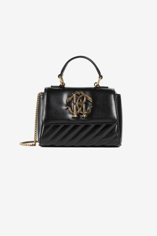 JU Mirror Snake Shoulder Bag NERO 191101 PJB022-AB076