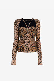 ${brand} Jaguar print long-sleeve top ${colorDescription} ${masterID}