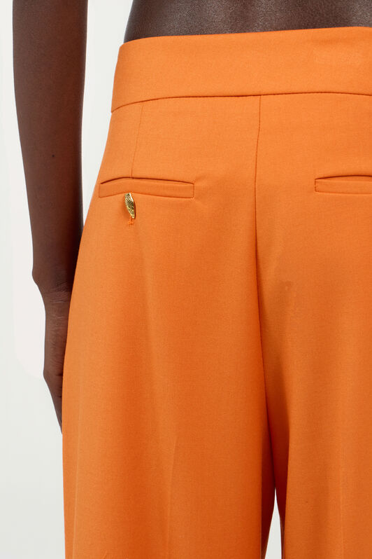 JC Orange Wide-Leg Trousers With Cut-Out JC Orange Wide-Leg Trousers With Cut-Out ARANCIO UFT091-UF130