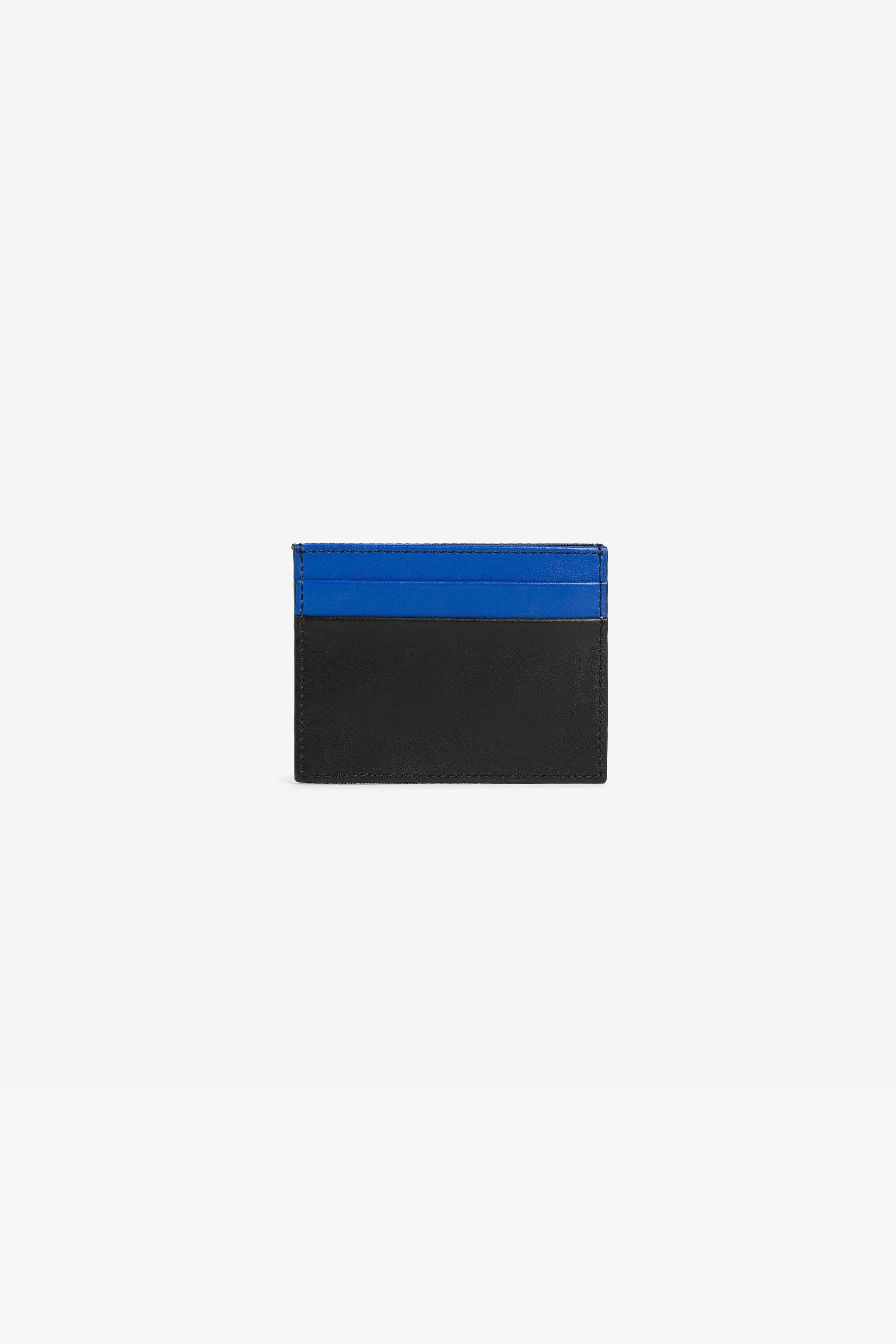 RC Portacarte con logo Nero QRA010-3F000