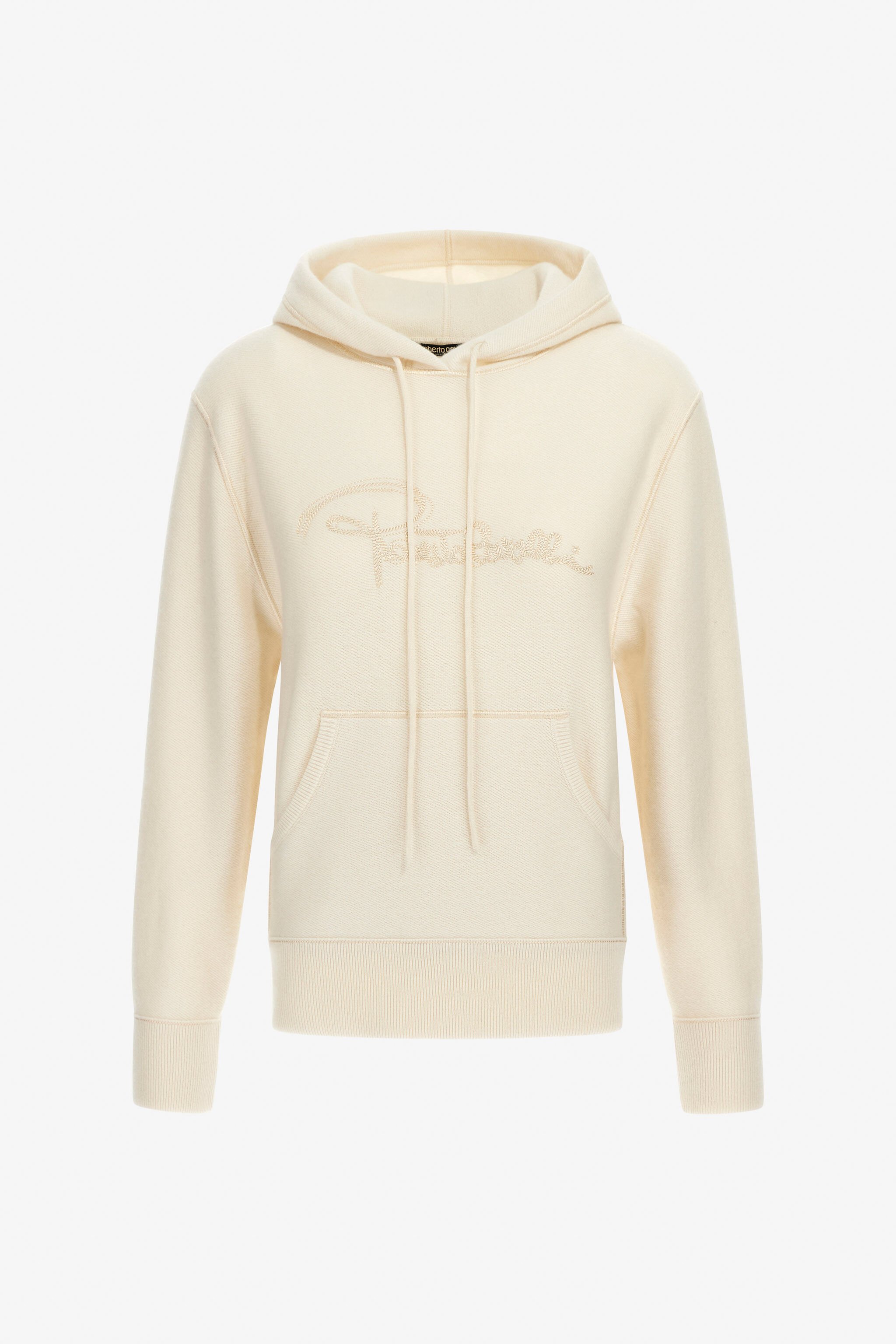 RC Sweatshirt with Logo Ivoire TKM613-MA133