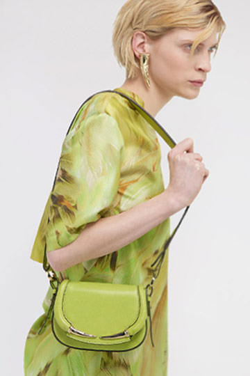 Fang Bag shoulder bag - light green