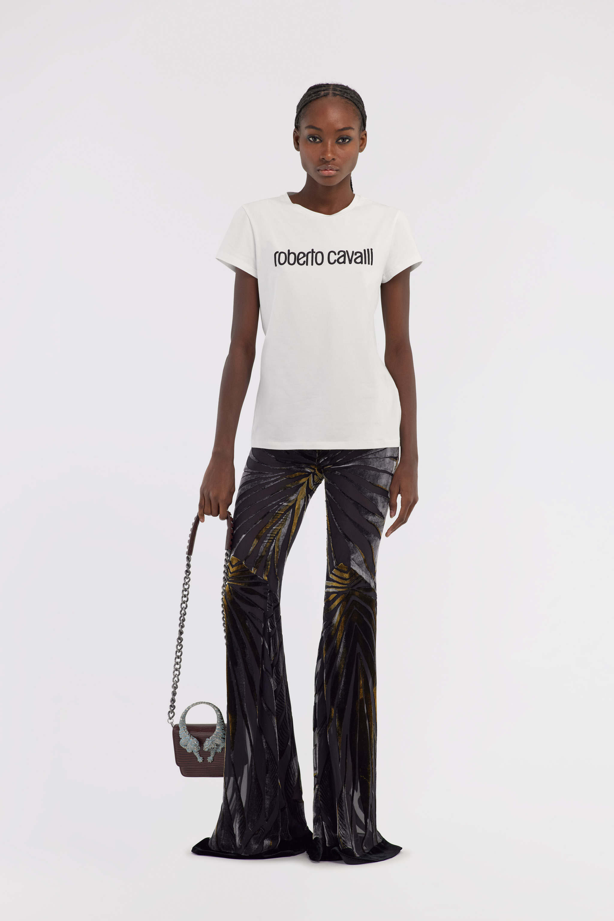 ROBERTO CAVALLI LOGO T-SHIRT