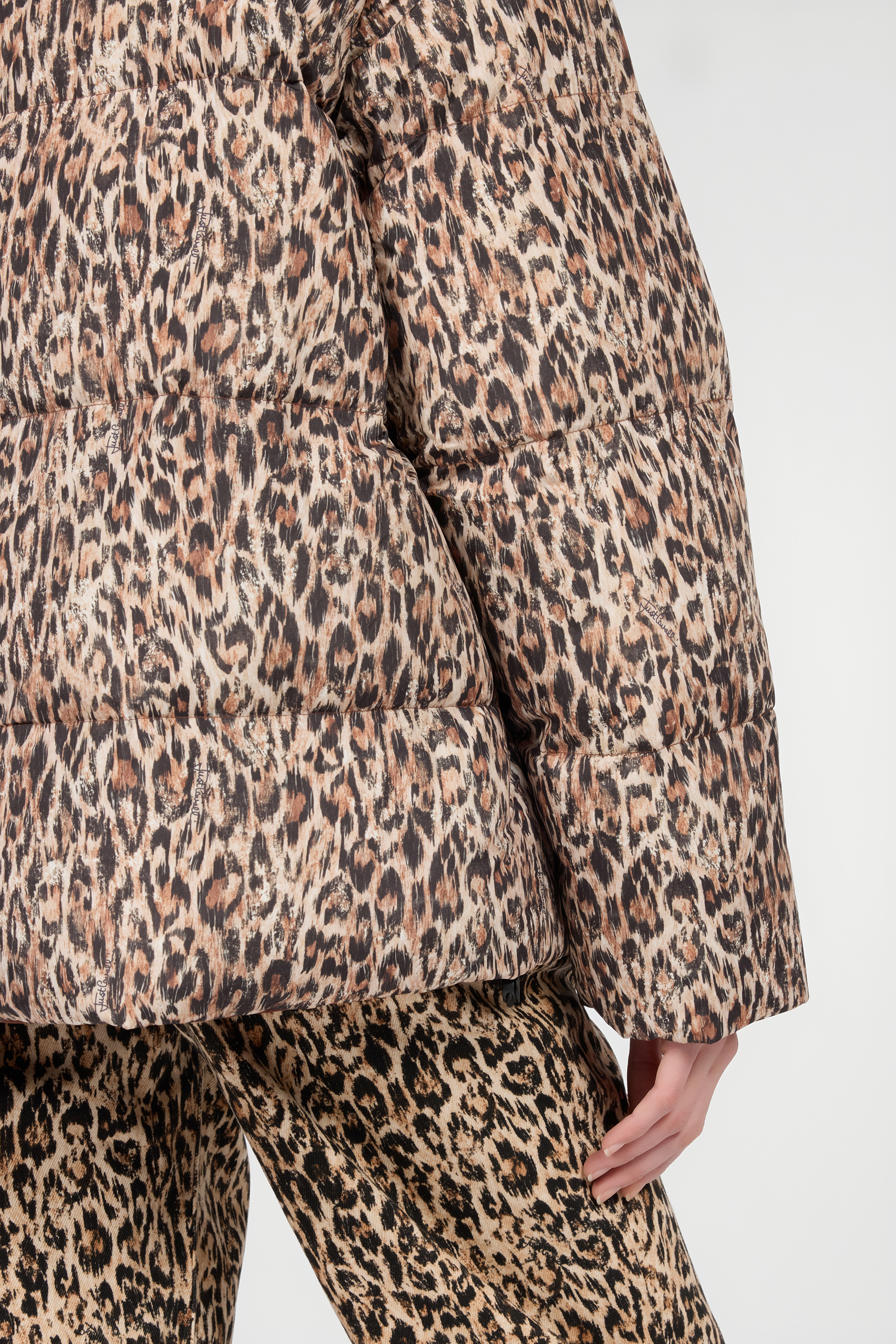 Roberto Cavalli Reversible Leopard Print Puffer Jacket | Thumbnail 5 Roberto Cavalli Reversible Leopard Print Puffer Jacket | Thumbnail 5