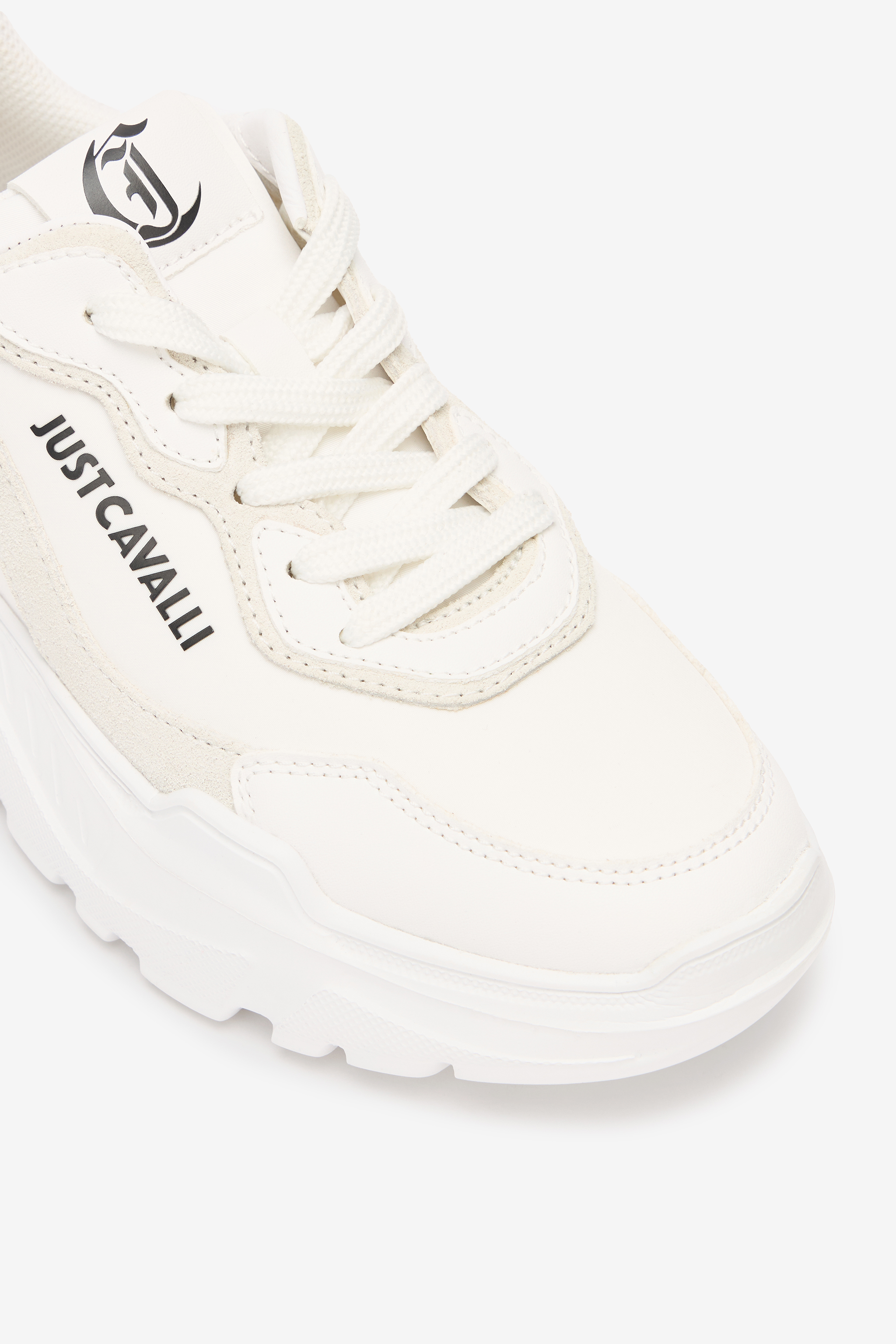 Roberto Cavalli Sneakers With Lug Sole And Logo