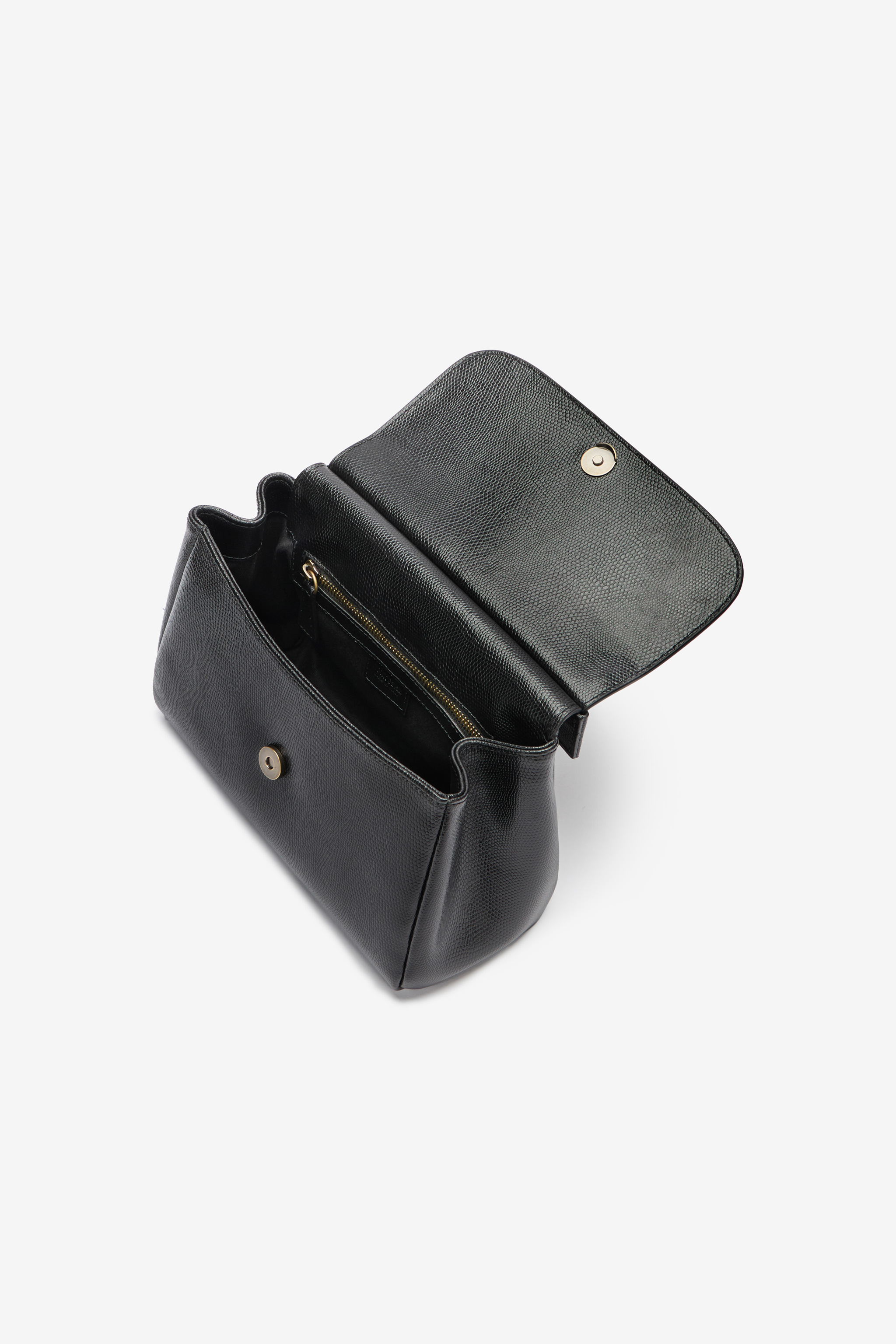 Roberto Cavalli Handbag With Monogram Rc In Black