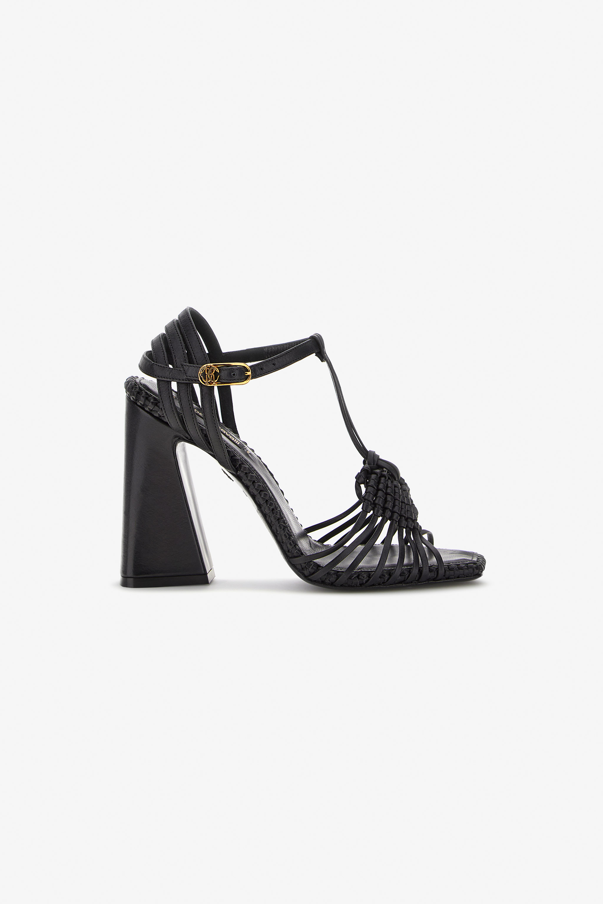 ROBERTO CAVALLI SANDALS WITH WEAVES 