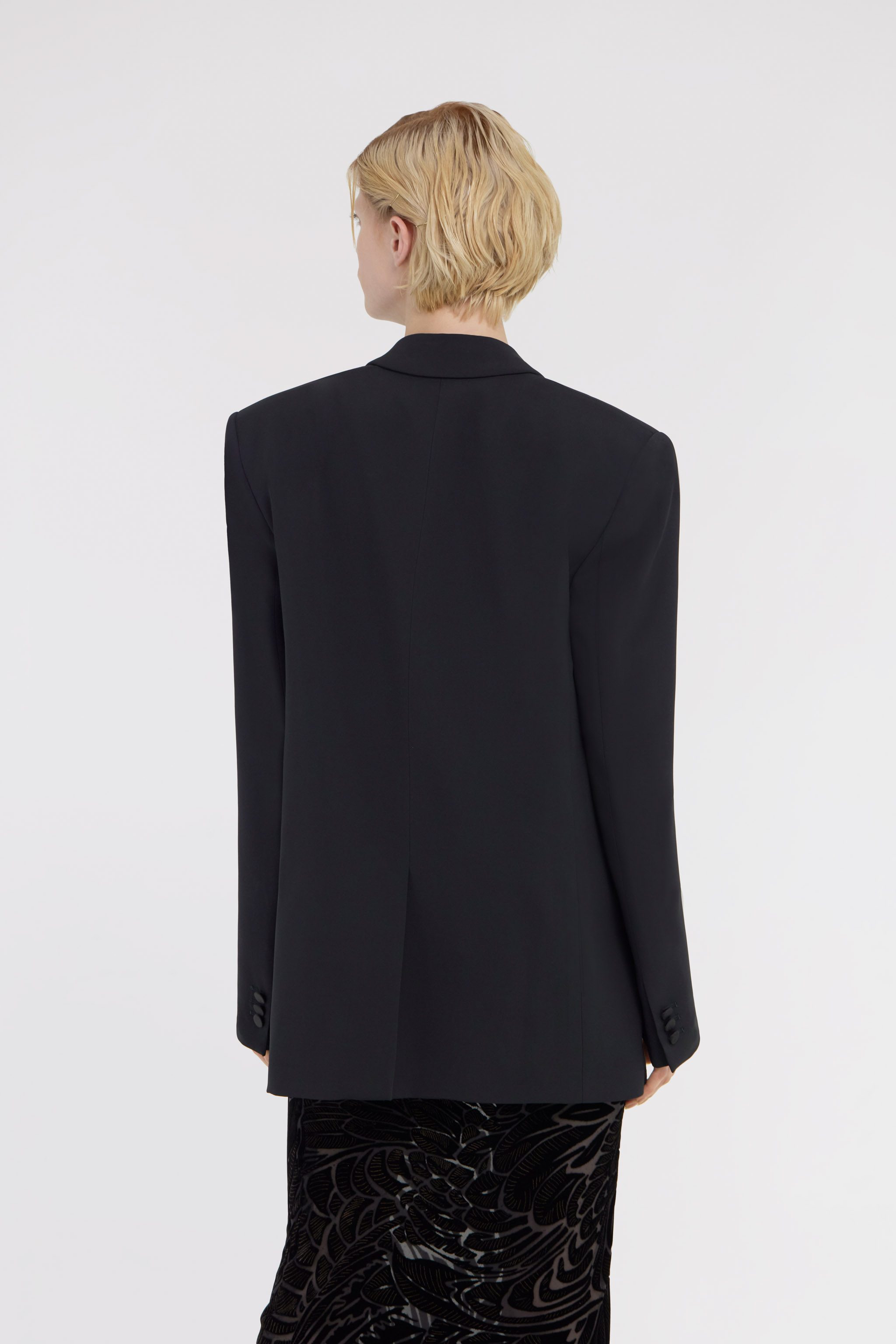 ROBERTO CAVALLI SCHWARZER EINREIHIGER JACKE