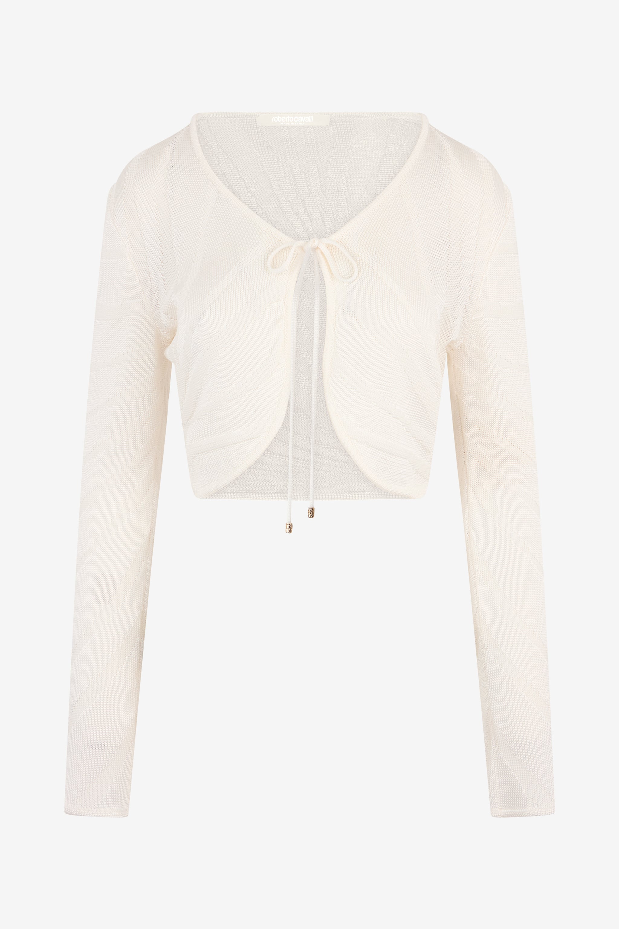 Roberto Cavalli Knit Cardigan with Ray Motif