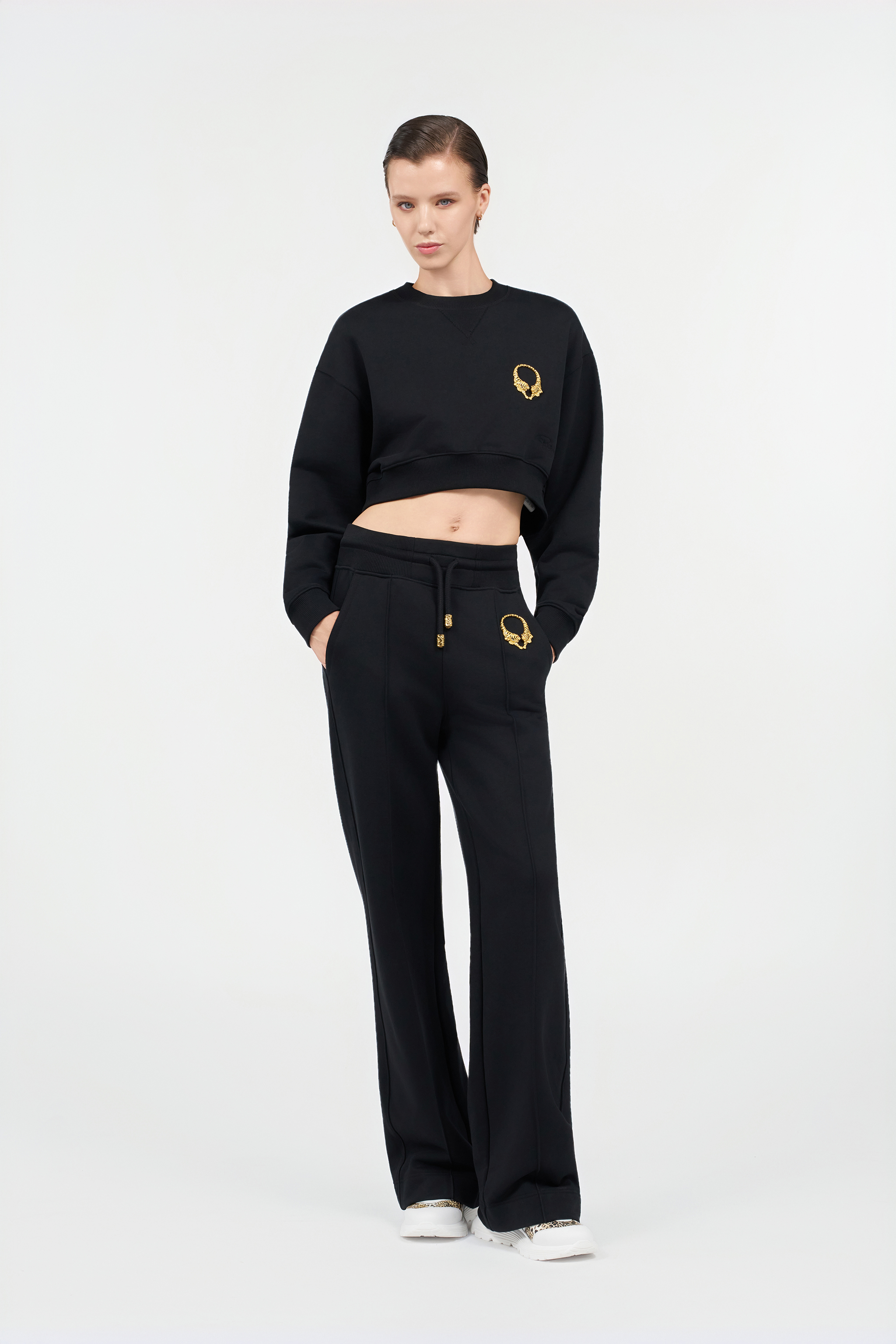 Roberto Cavalli Black Roar Trousers | Thumbnail 7 Roberto Cavalli Black Roar Trousers | Thumbnail 7
