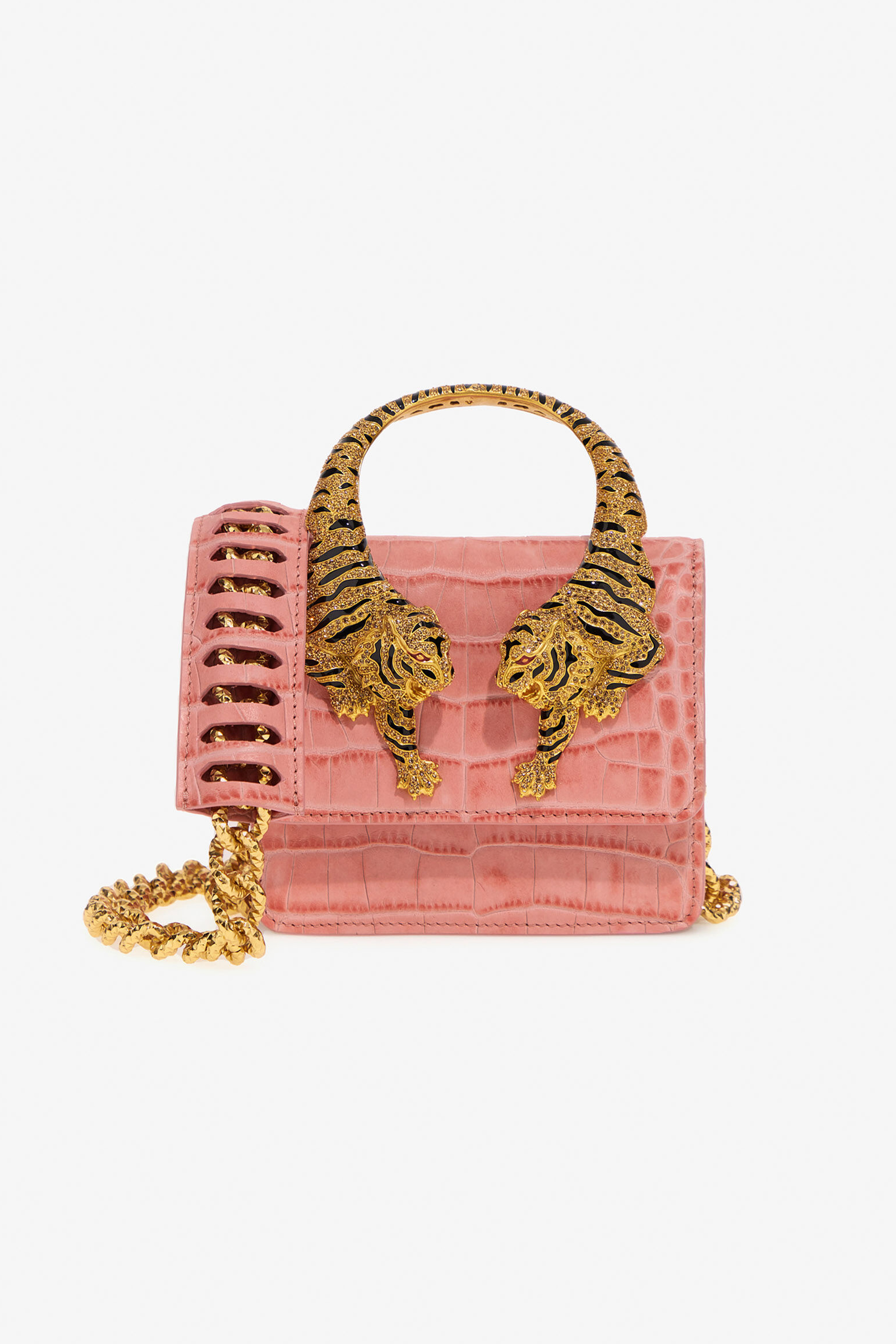 Roberto Cavalli Women's Fuchsia Small Roar Bag - Bags