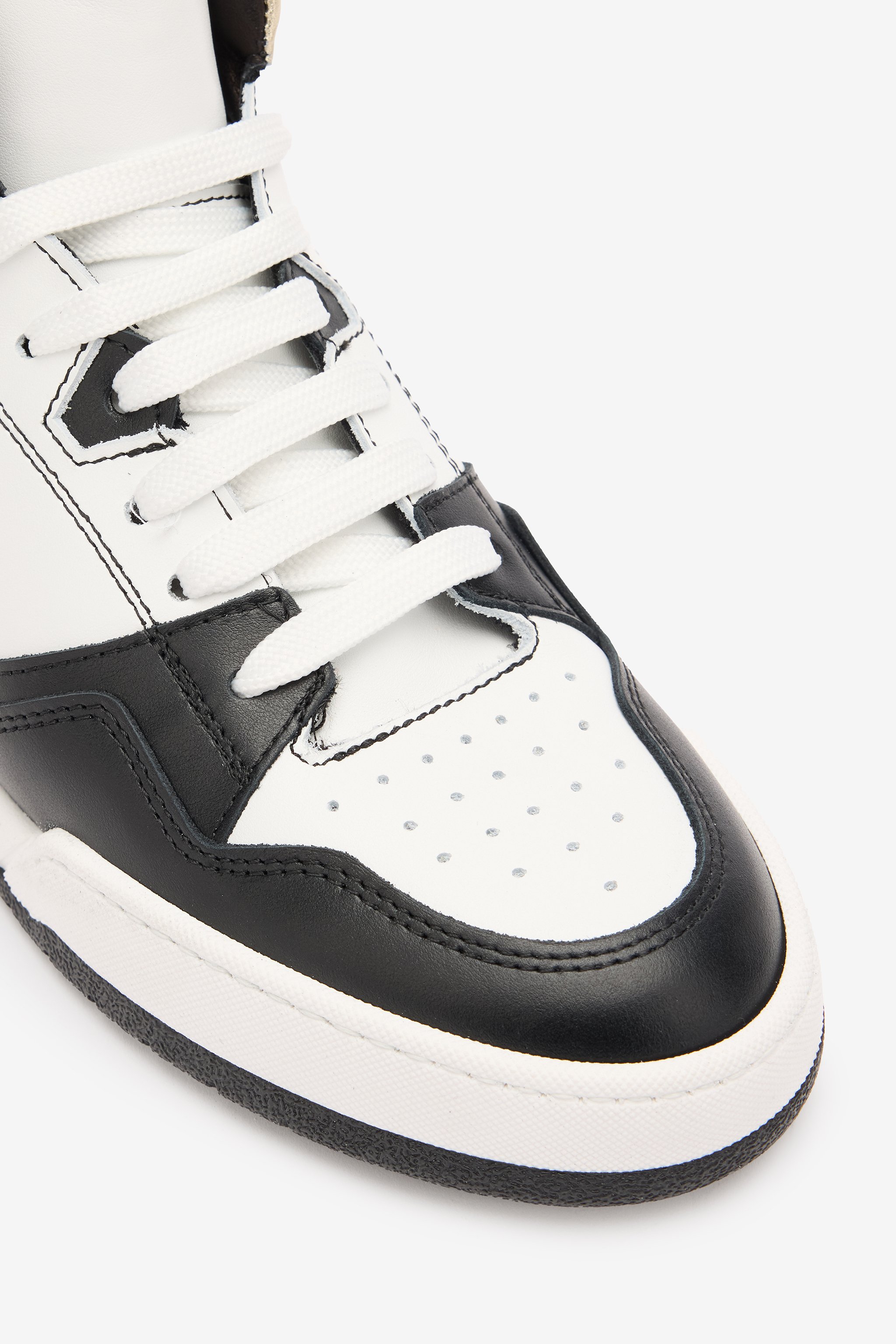 Roberto Cavalli High-top Sneakers With Laminated Insert In Black/white/platinum