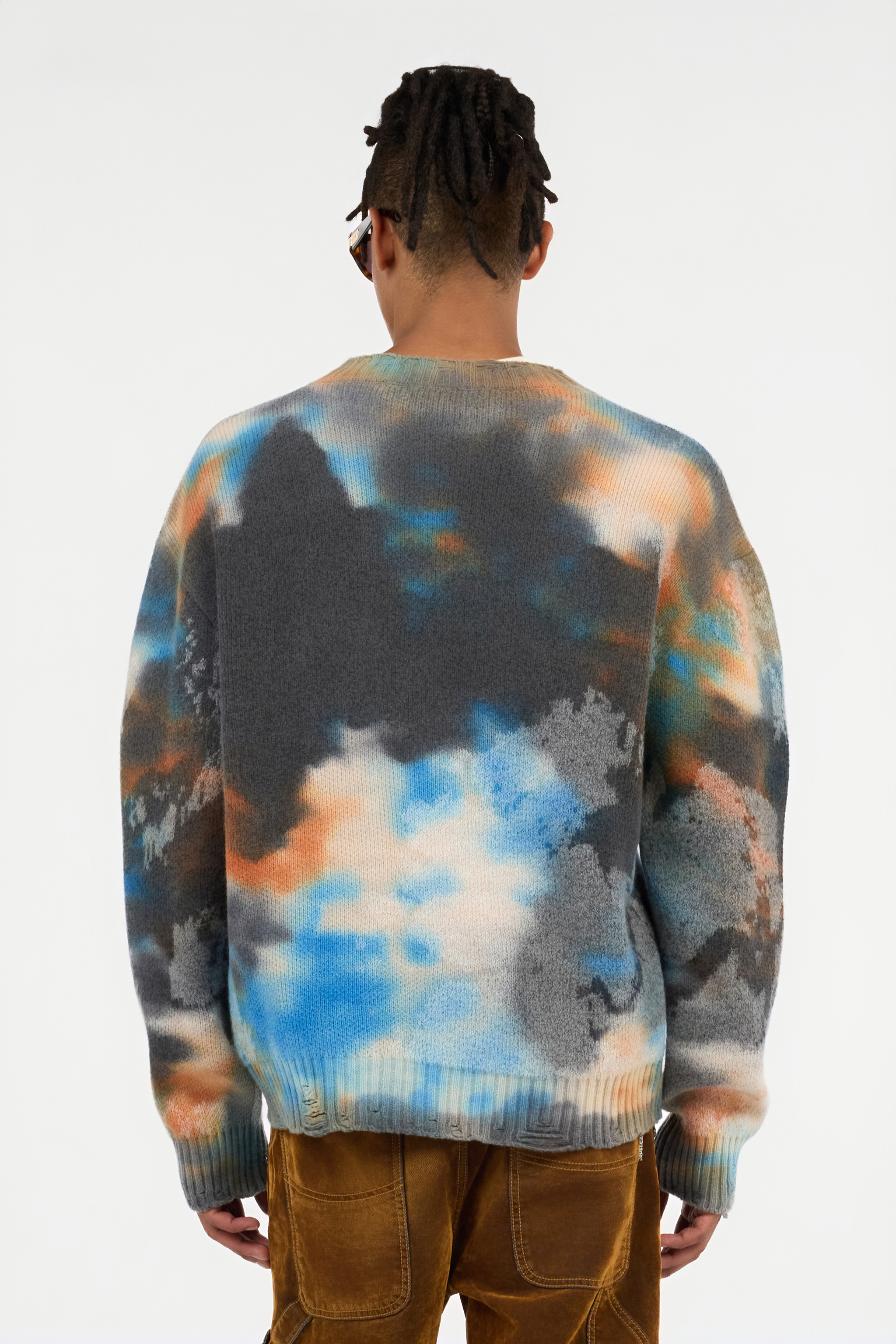 Rusty Stain Print Sweater