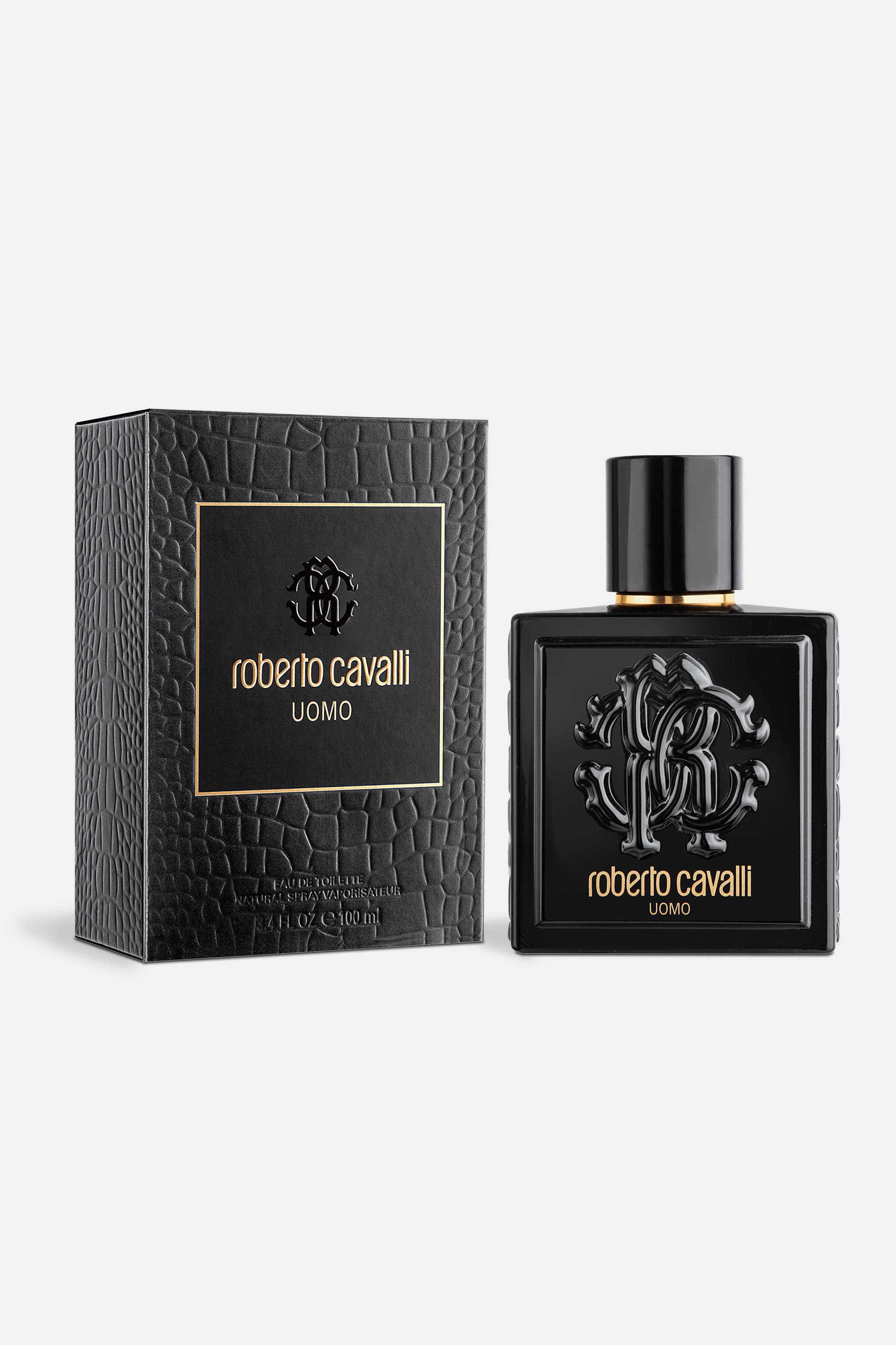 Roberto Cavalli Uomo Eau De Toilette 100 ml In Black