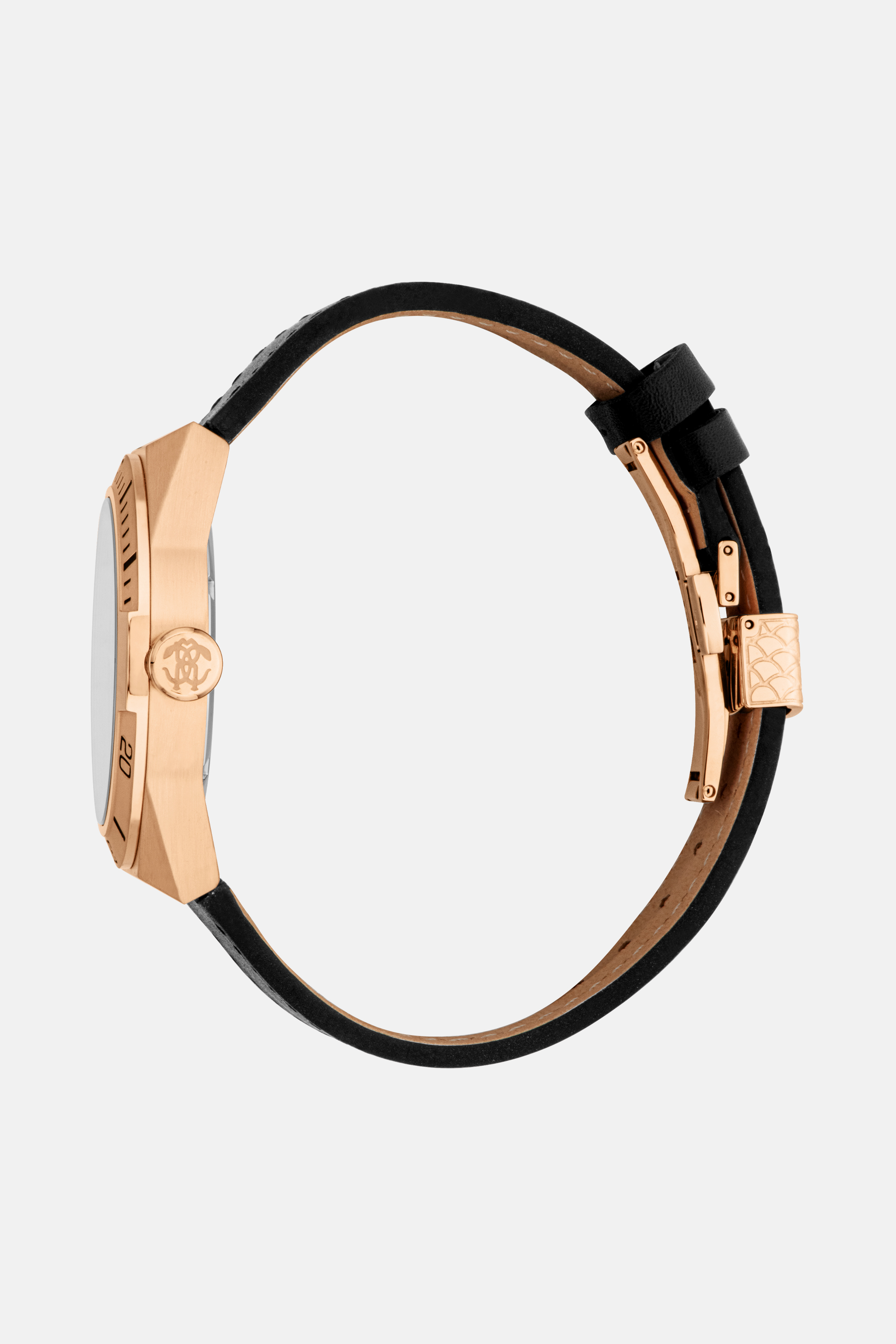 Roberto Cavalli By Franck Muller Men Watch In Rose Gold Black