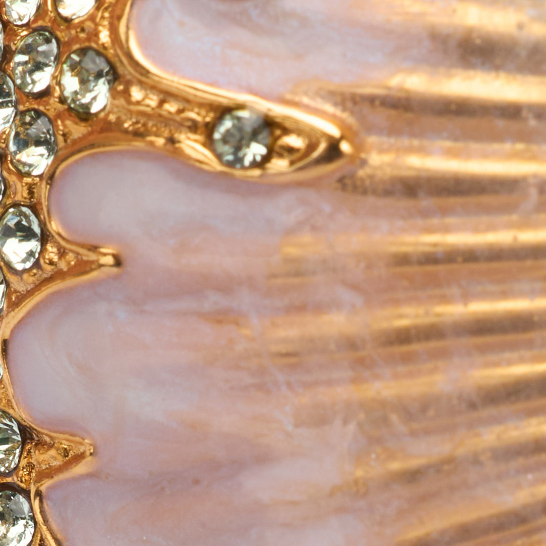 Roberto Cavalli Shell Sculpture Bracelet In Gold
