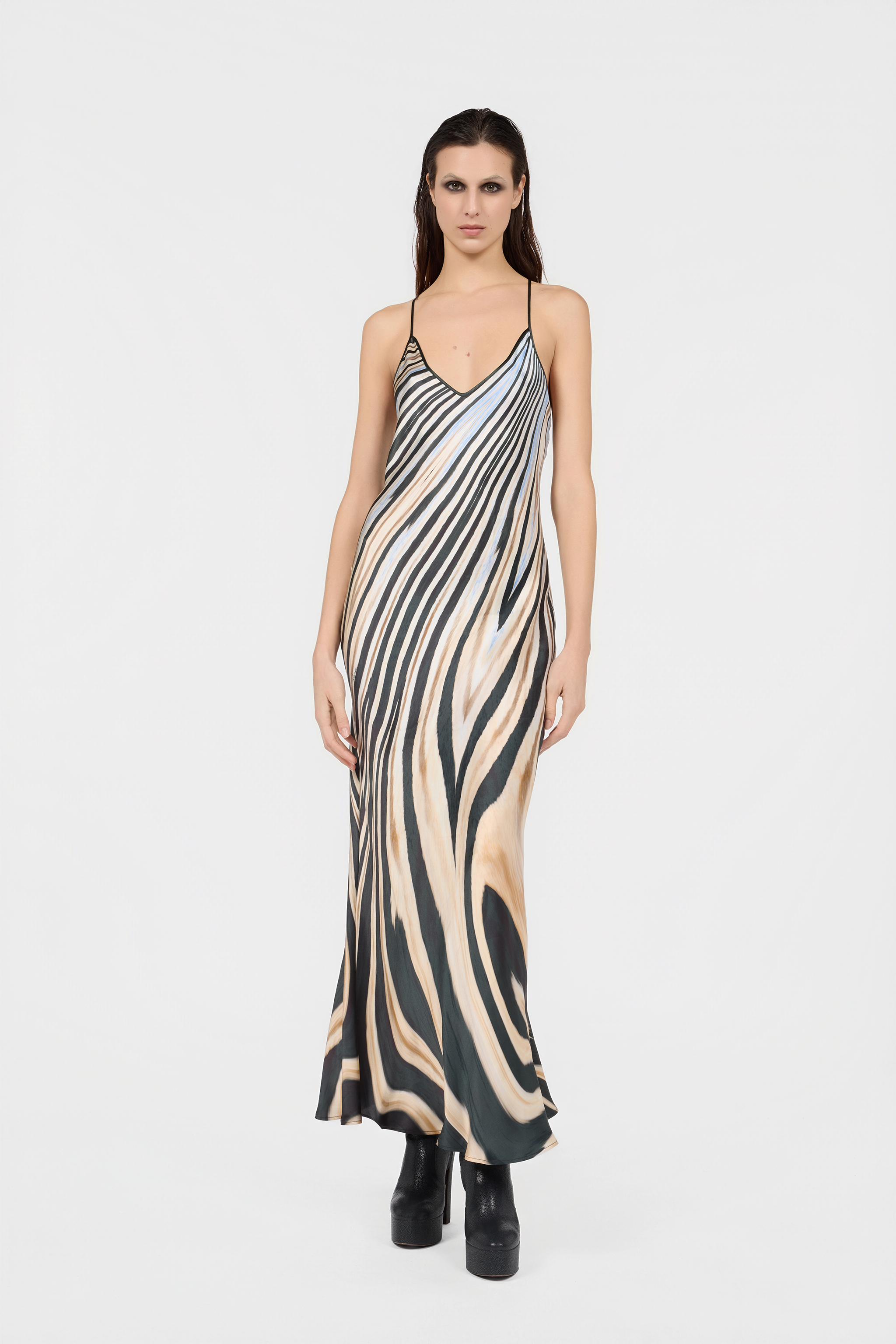 Roberto Cavalli Zebra Print Slip Dress | Thumbnail 2 Roberto Cavalli Zebra Print Slip Dress | Thumbnail 2