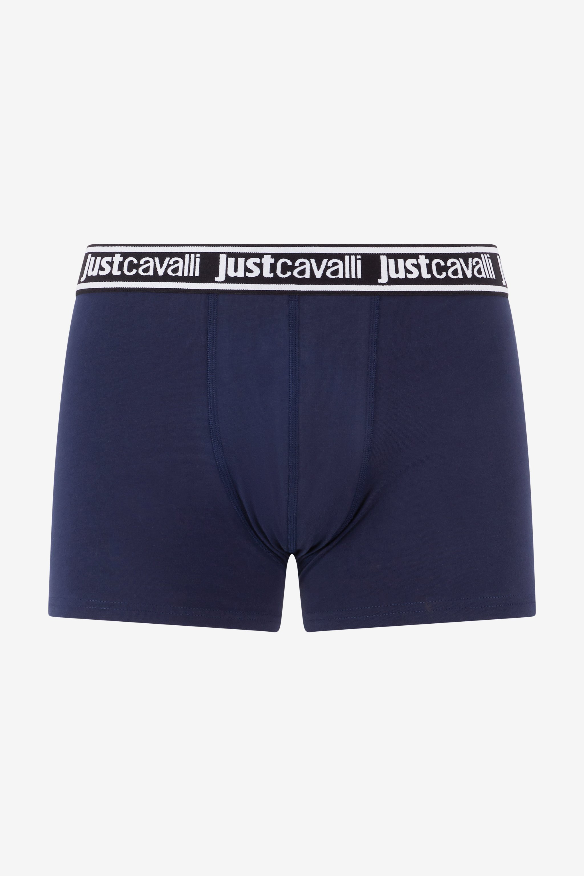 Roberto Cavalli Logo Band Boxer Shorts In Dark Blue