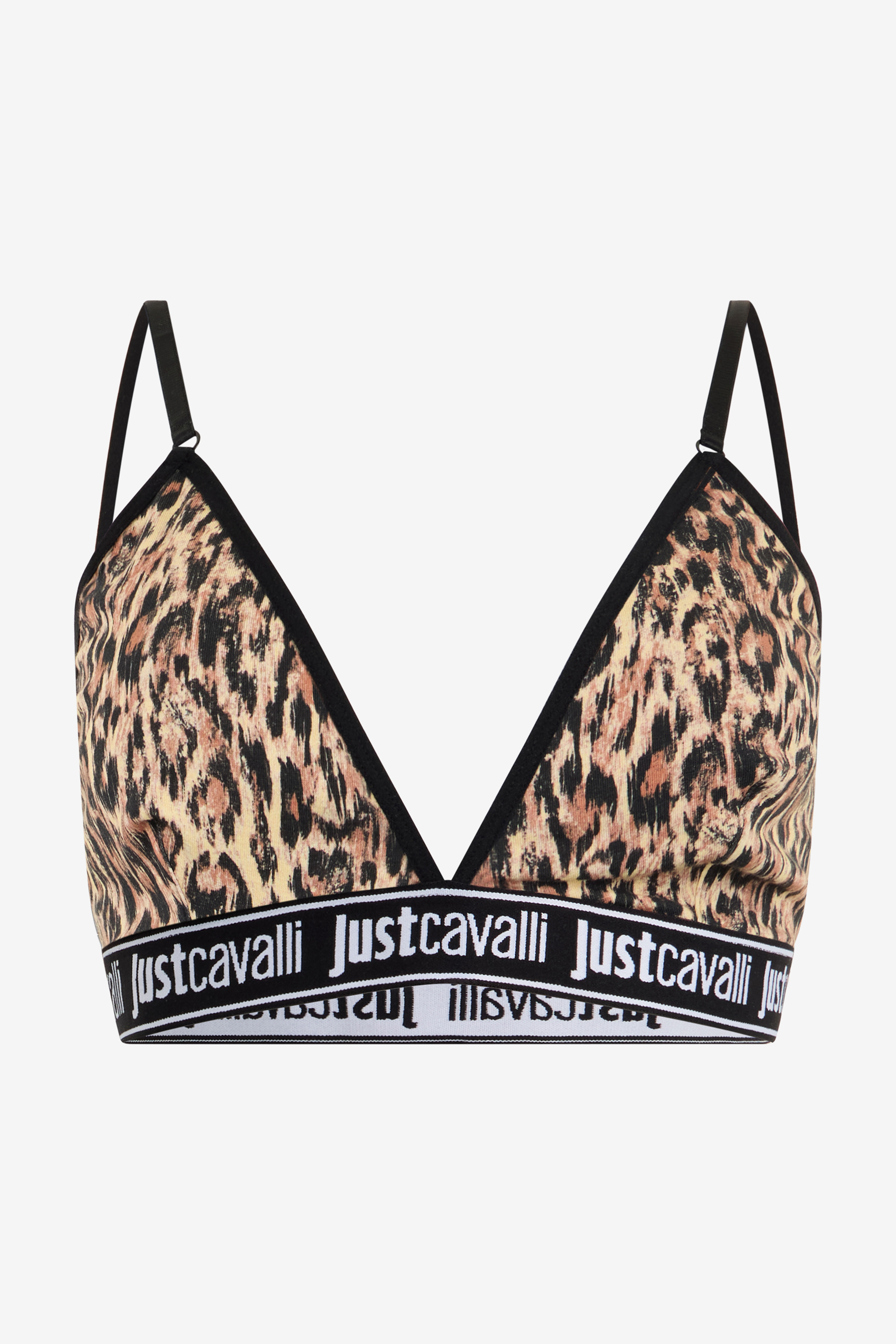Jaguar Skin Print Triangle Bra