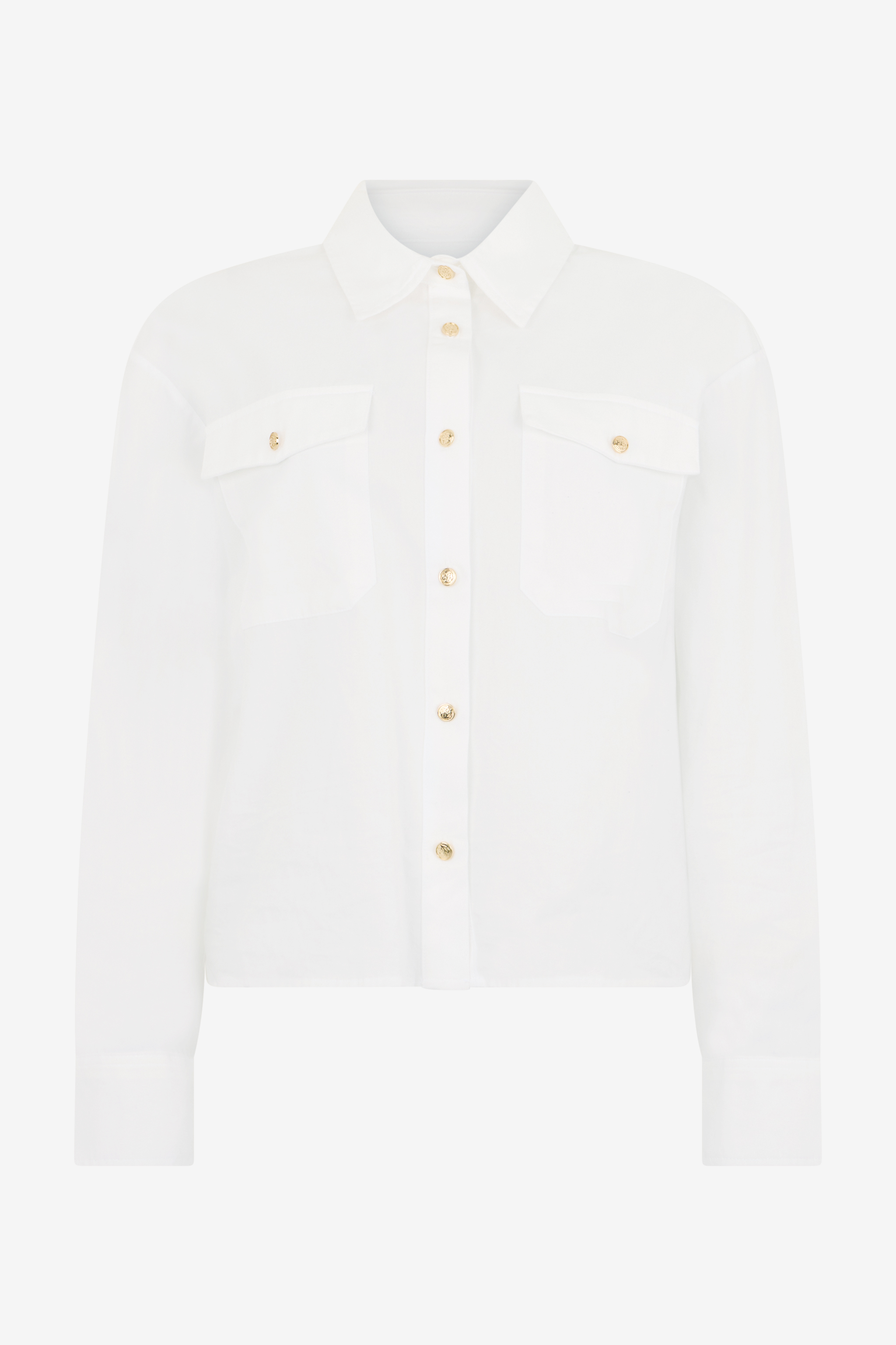 Roberto Cavalli Women's White/Ivory Shirt - Ready To Wear - Image 1