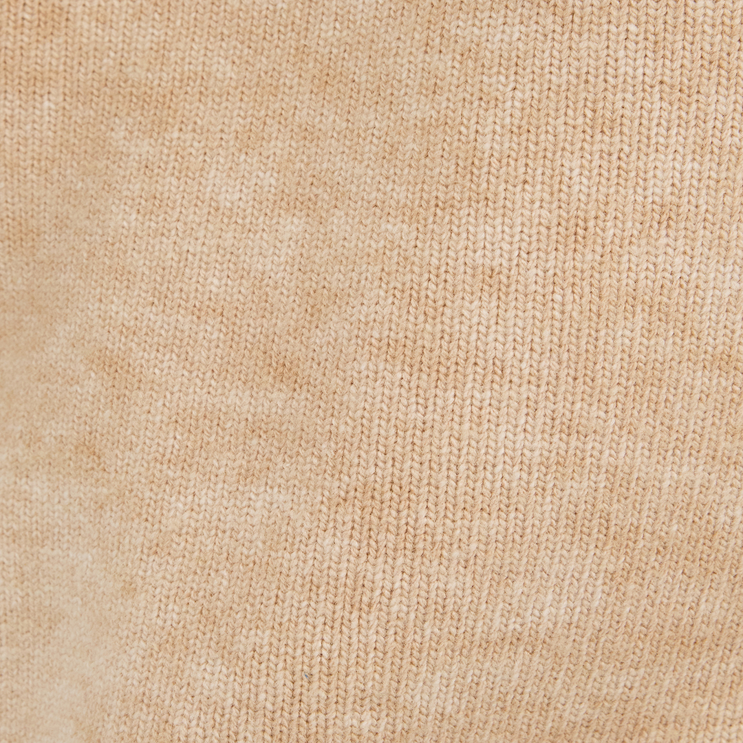 Roberto Cavalli Beige Turtleneck Sweater With Heart Logo In Neutral