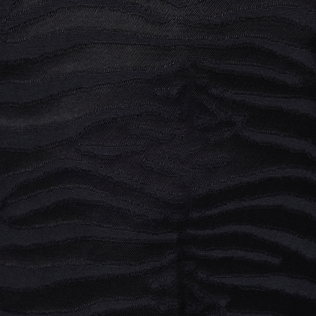 Roberto Cavalli Pants With Solid-color Tiger Skin Pattern In Black