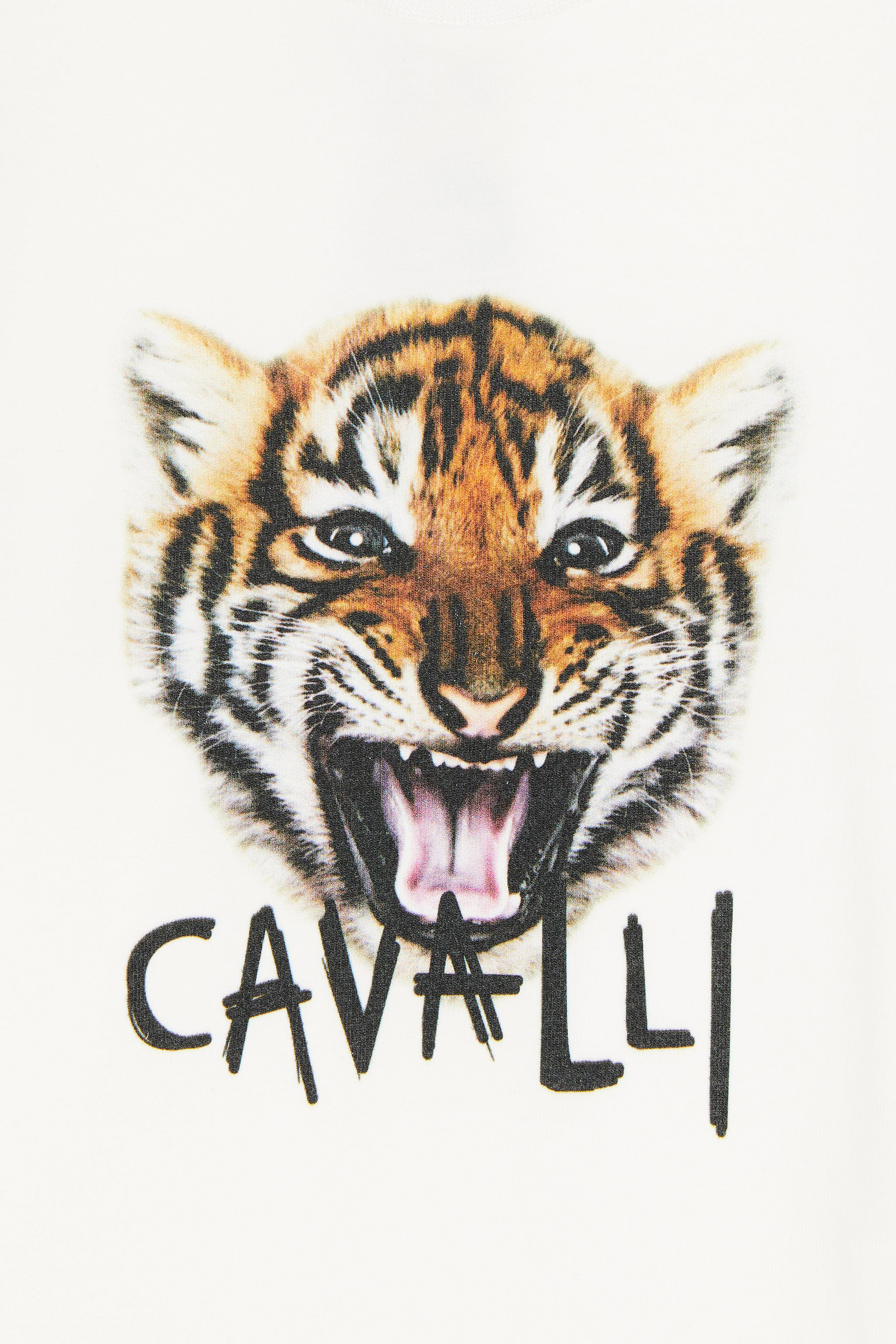 ROBERTO CAVALLI QUEEN OF SICILY-PRINT KLEID