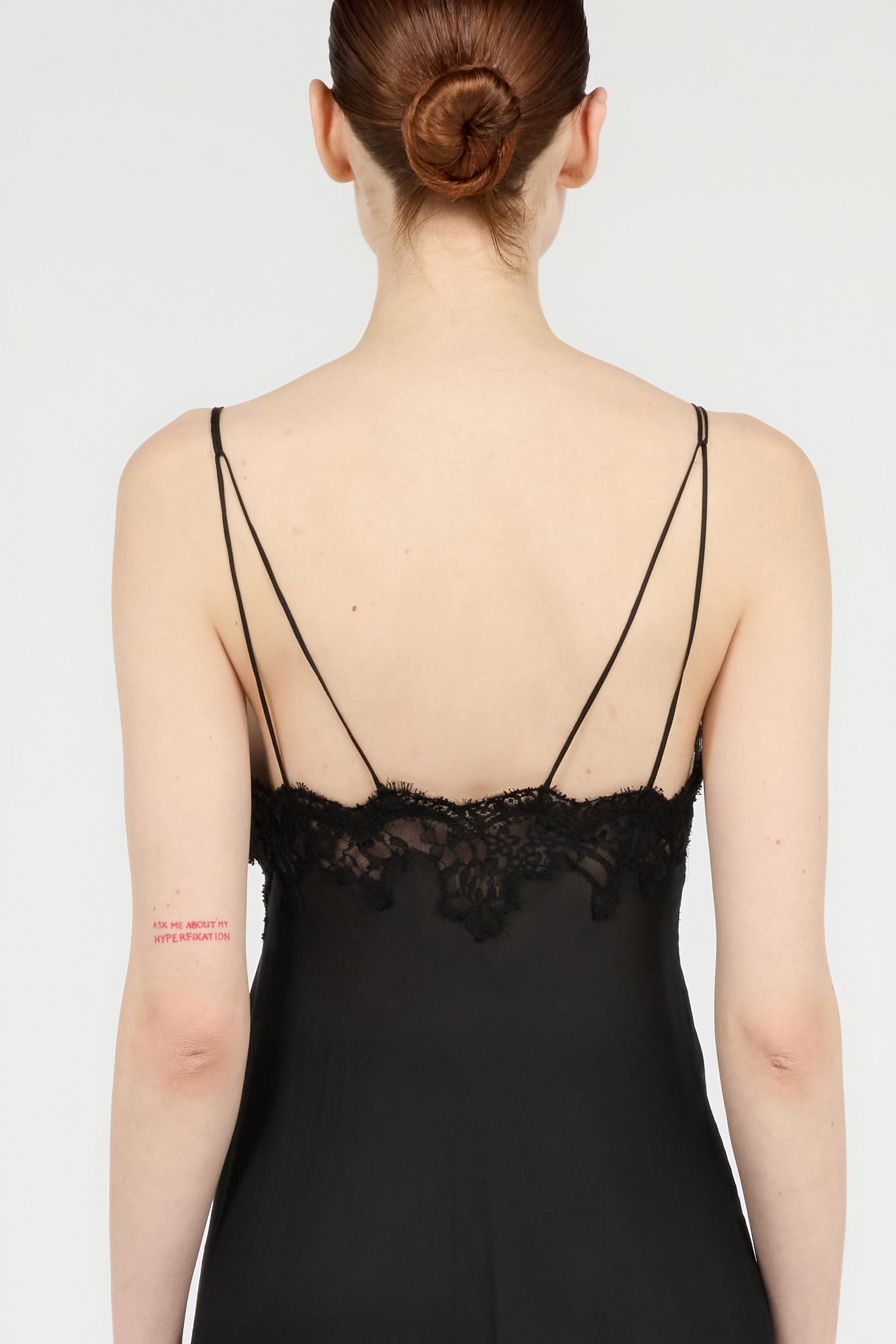 Roberto Cavalli Extra-long Black Silk Dress