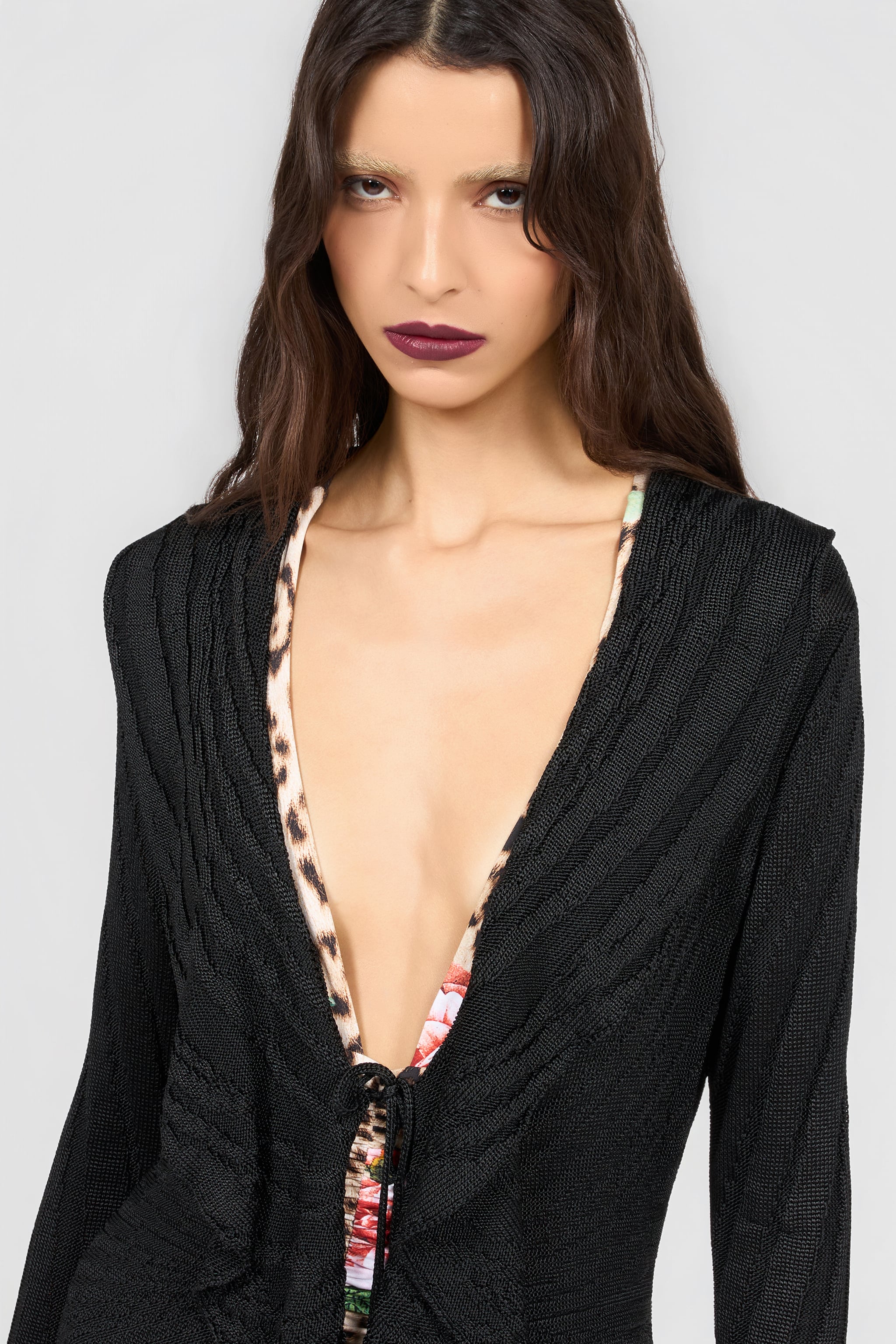 Roberto Cavalli Black Cardigan | Thumbnail 4 Roberto Cavalli Black Cardigan | Thumbnail 4