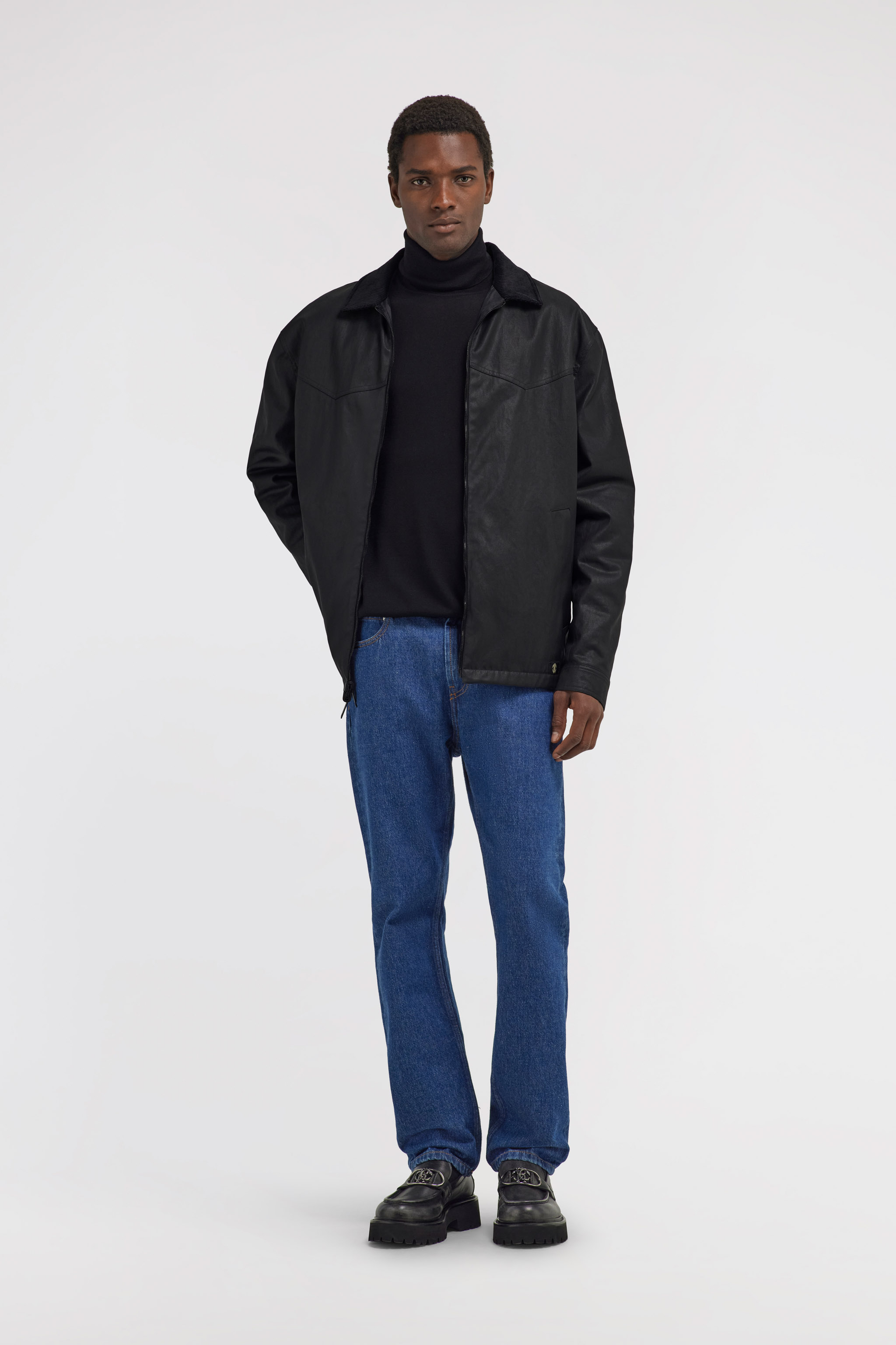 Roberto Cavalli Regular Turtleneck Sweater In Black