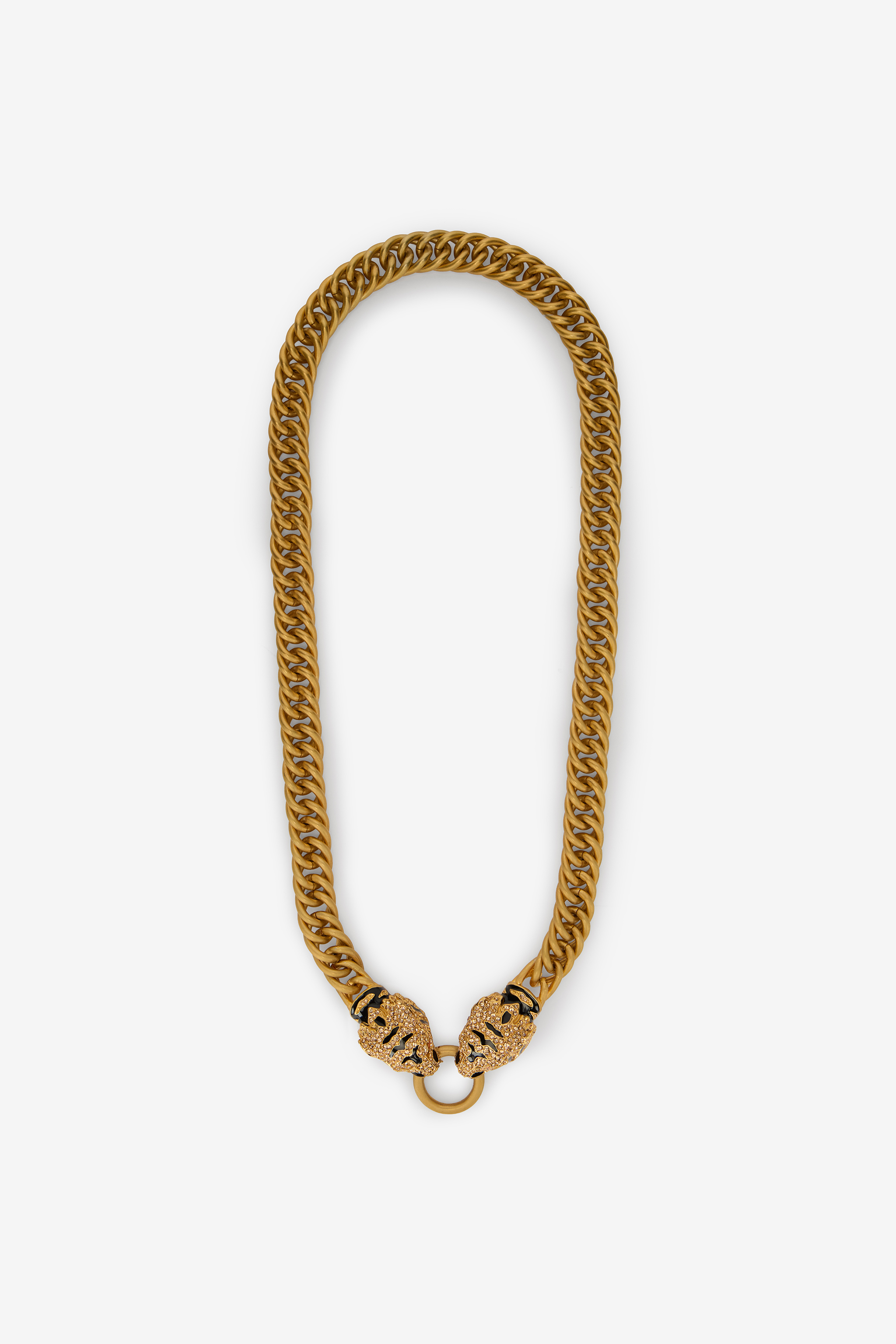 Roberto Cavalli Women's Golden/Yellow Roar Necklace - Fashion Jewelry Yellow/Topaz