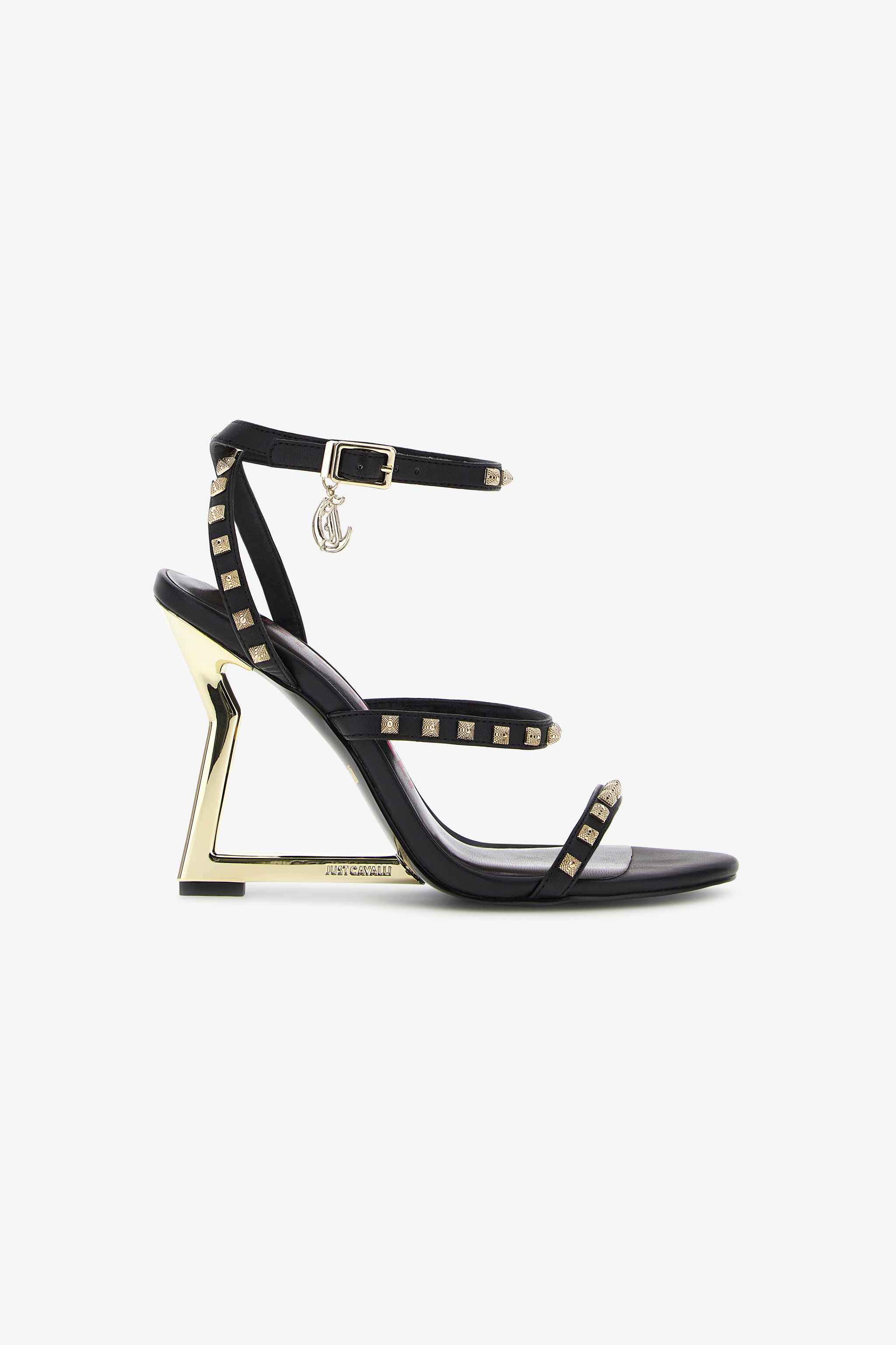 シューズ・サンダルその他 JUST CAVALLI Woman Flat sandals Black 78RA3SZ4ZSC30 899 JUST CAVALLI Woman Flat sandals Black 78RA3SZ4ZSC30 899