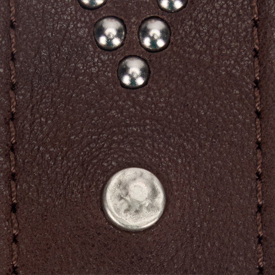 Belt With Decorations And Branded Buckle