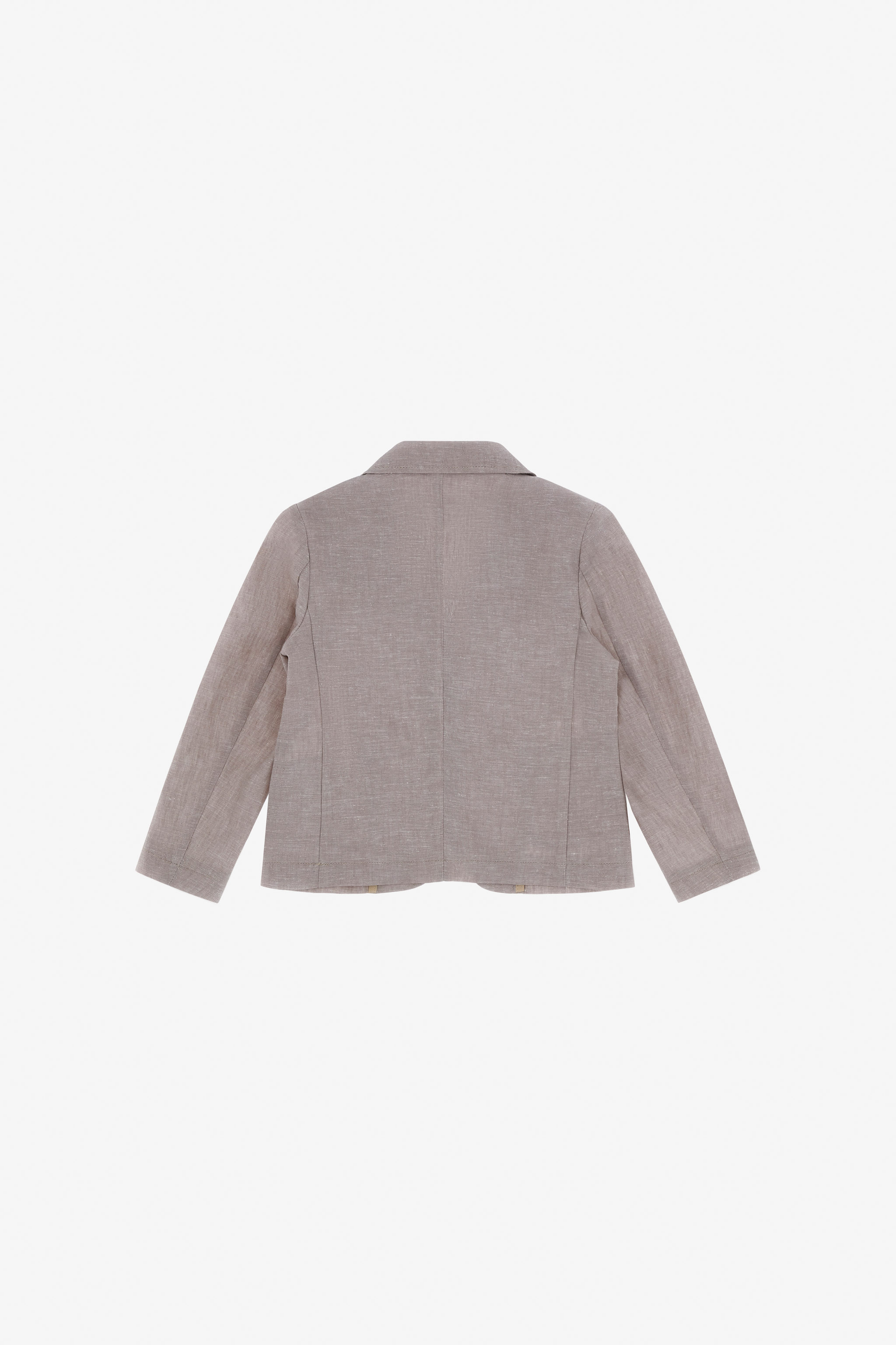 Roberto Cavalli Blazer With Monogram Rc In Light Brown