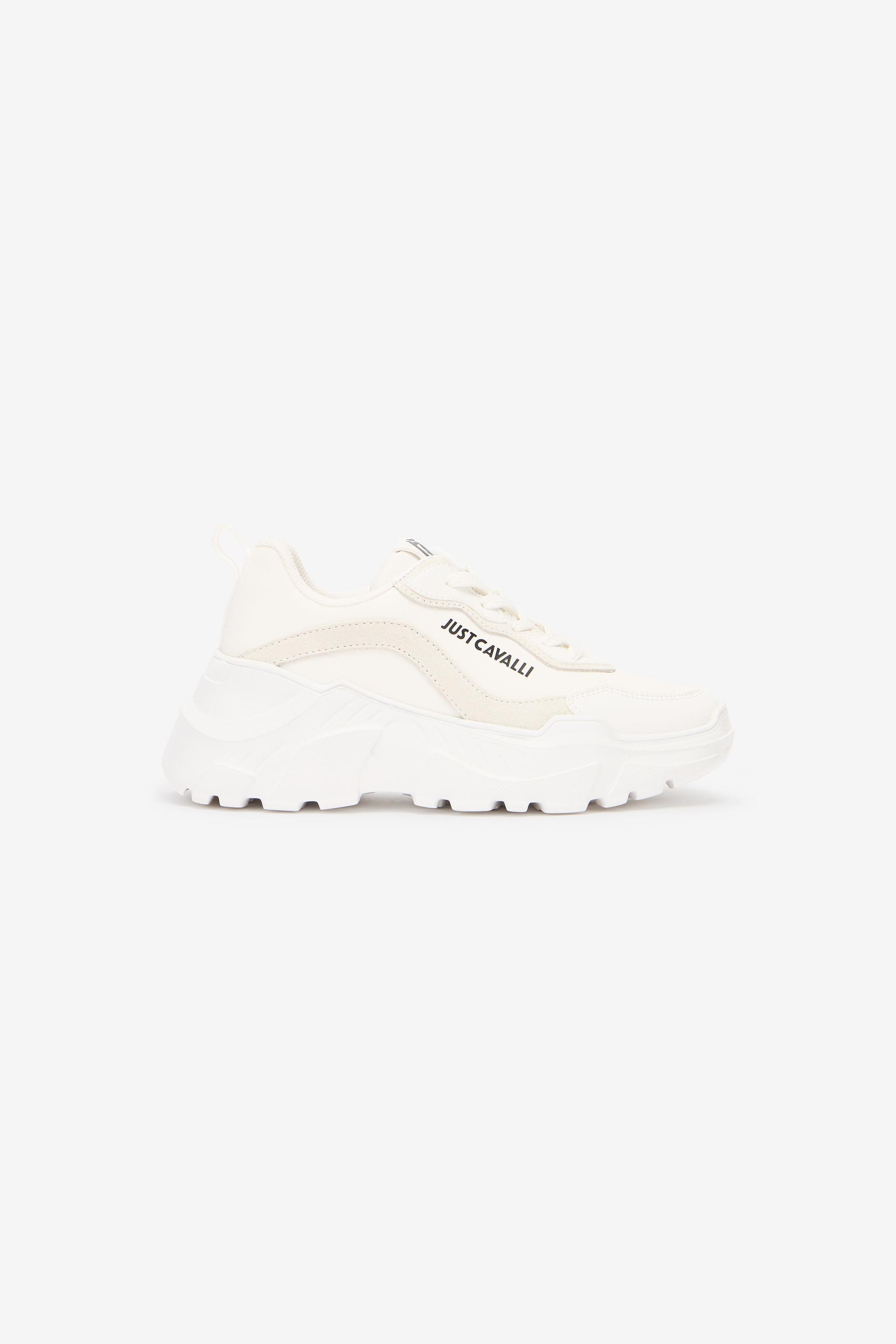 Roberto Cavalli Sneakers With Lug Sole And Logo