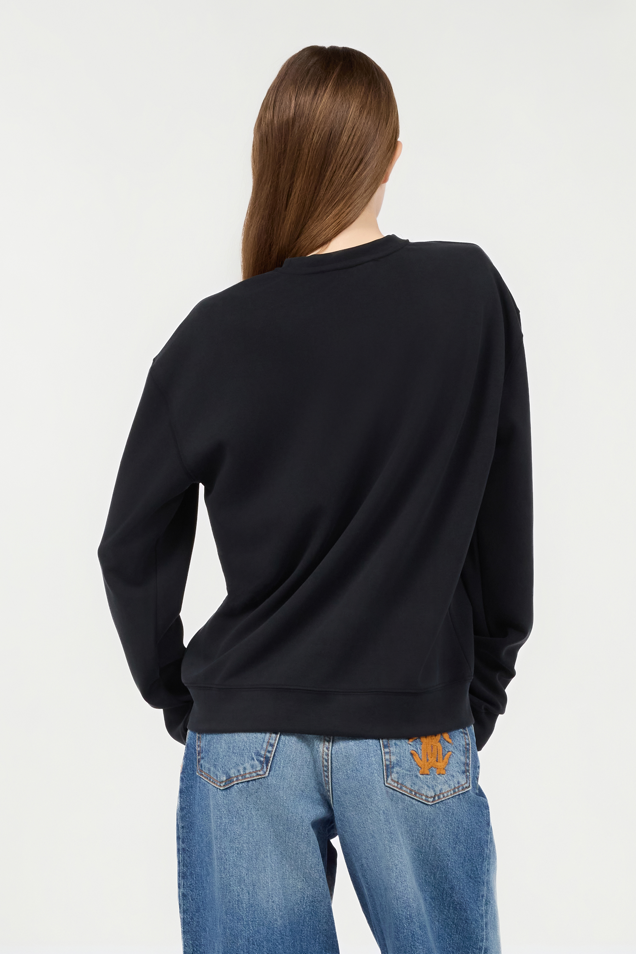 Roberto Cavalli Black Logo Sweatshirt