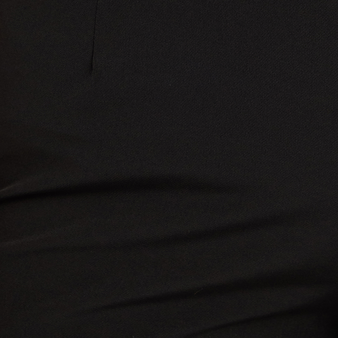 Roberto Cavalli Black Flared Trousers With Buckle In Black