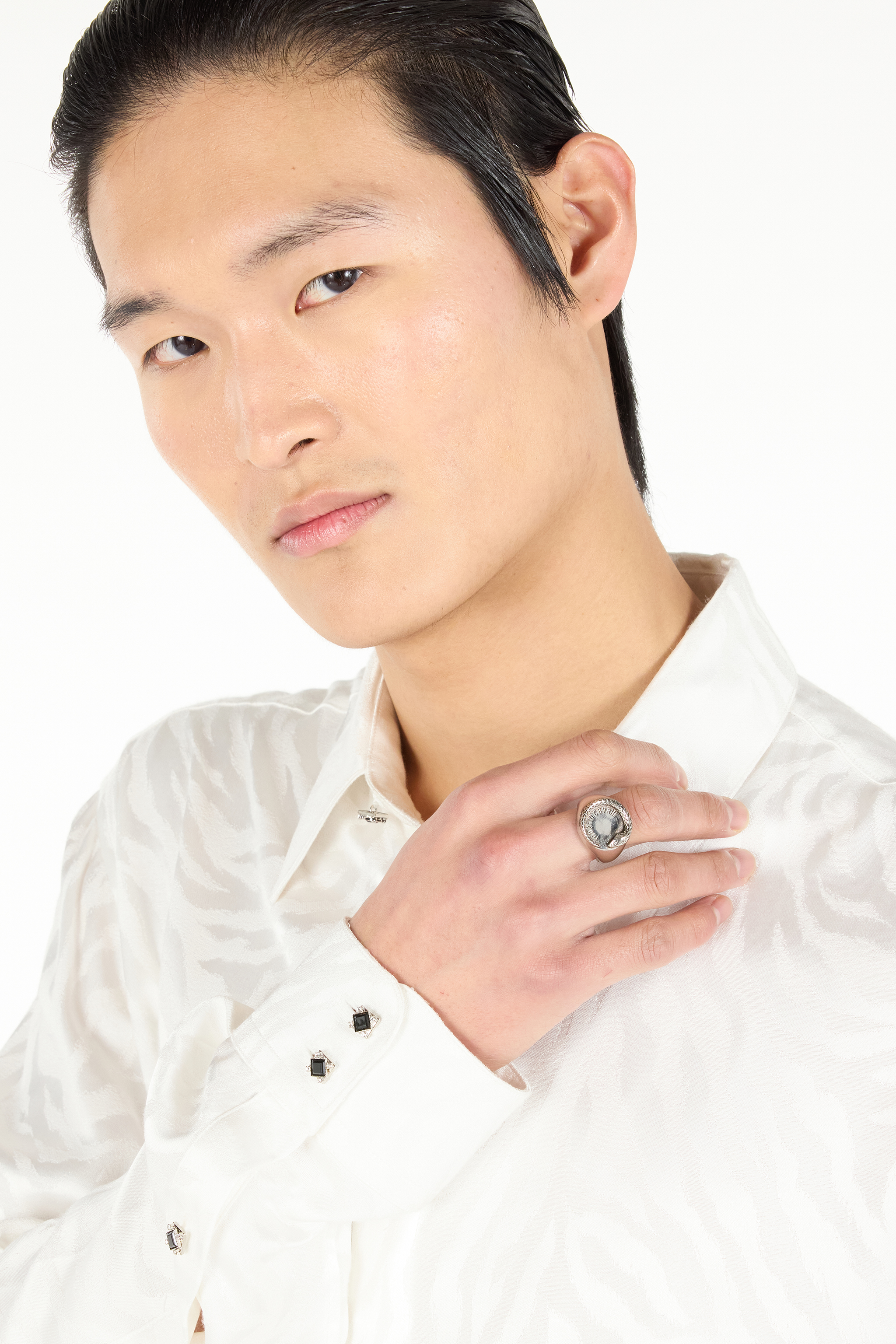 Snake Ring With Logo