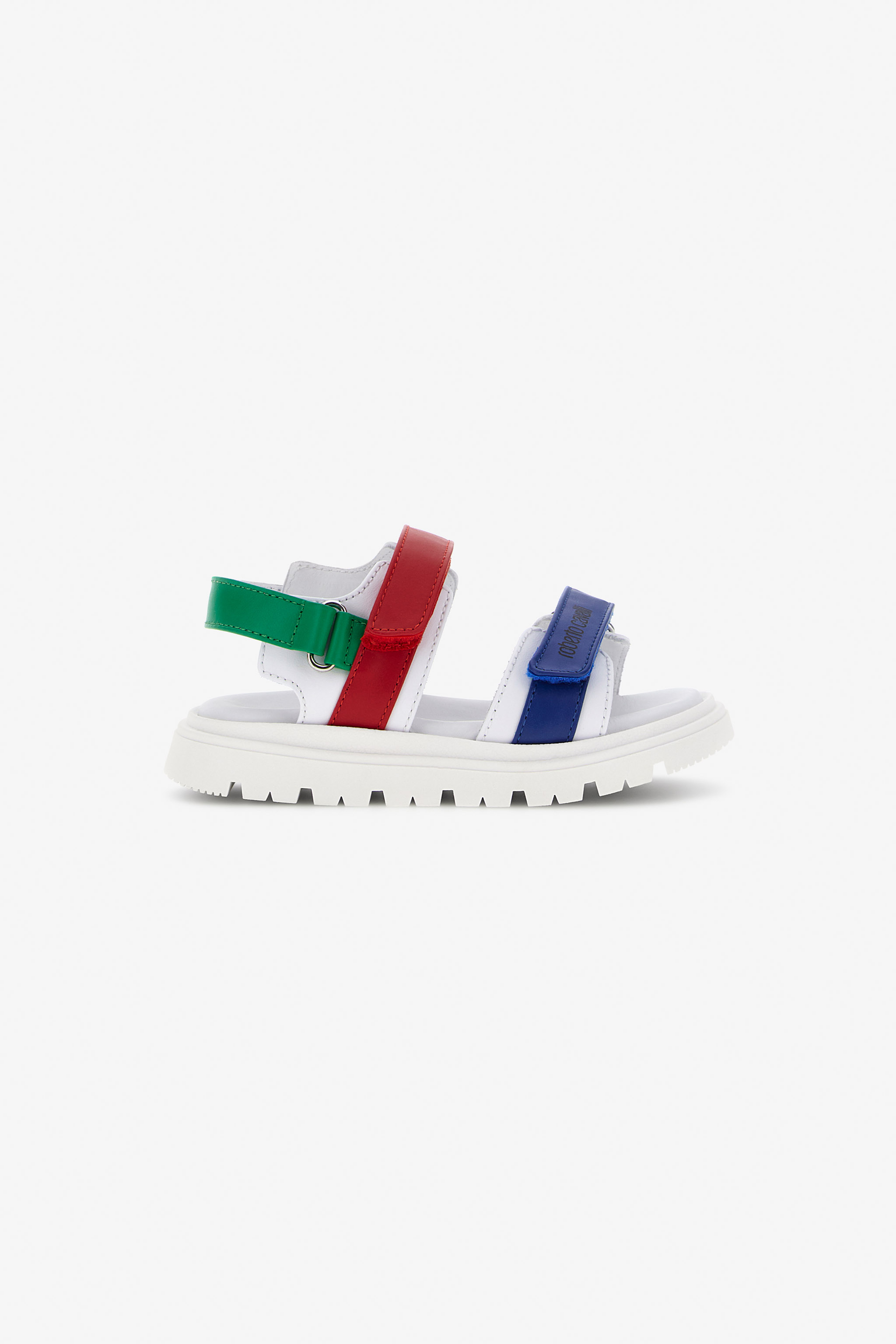 Roberto Cavalli Rc Logo Sandals In Multicolor