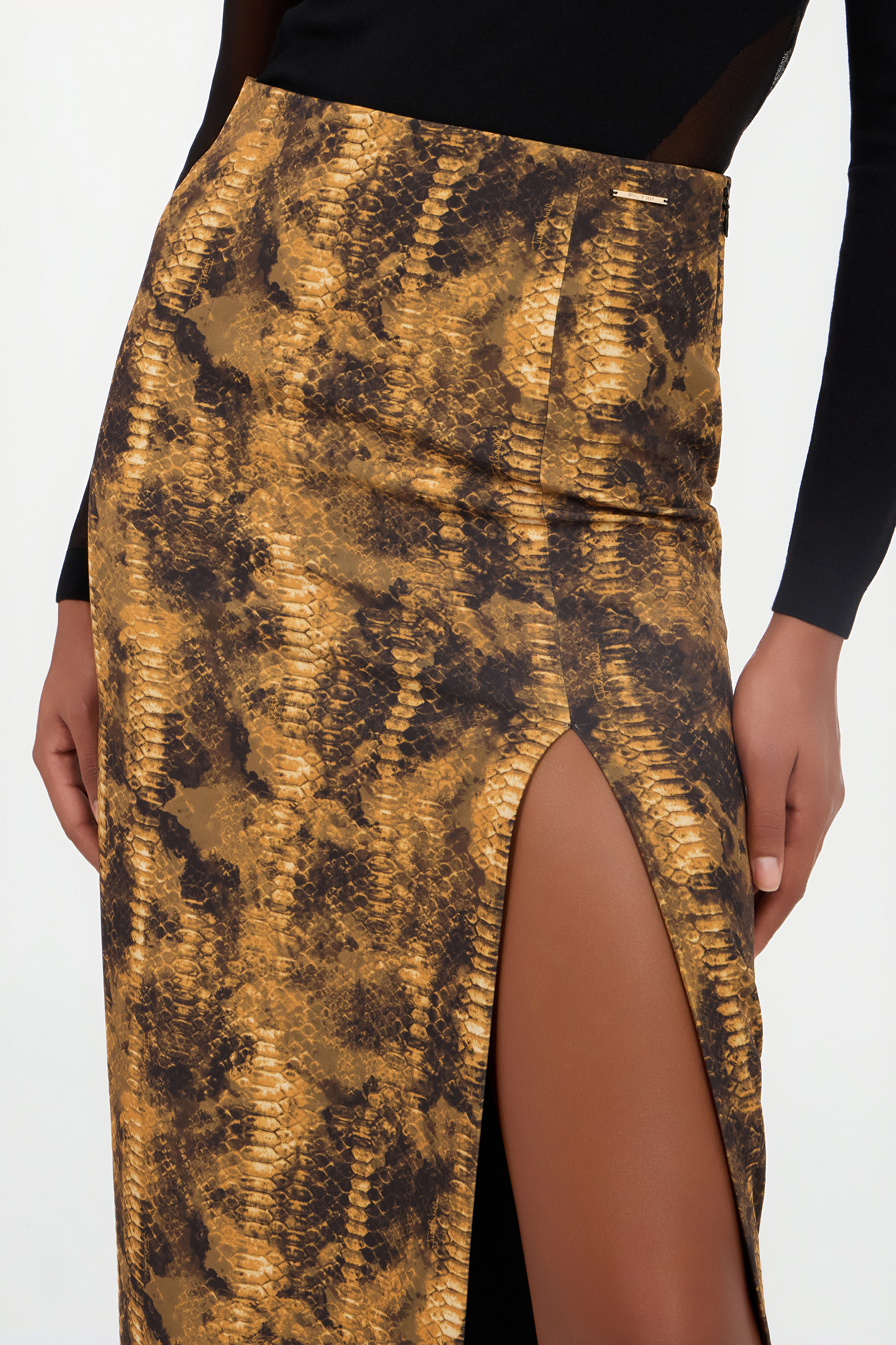 Cobra Print Pencil Skirt