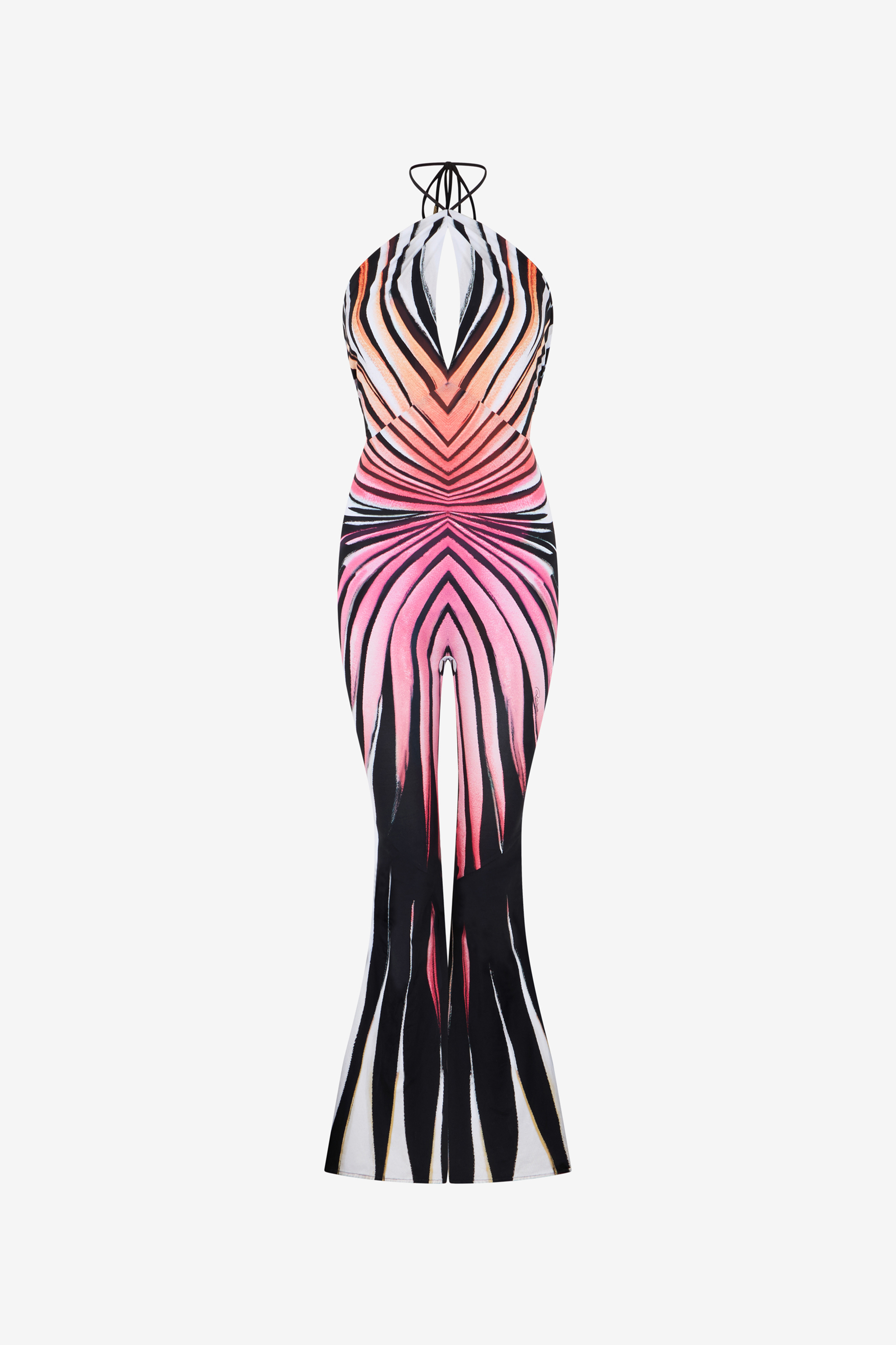 Roberto Cavalli Women's Coral Ray Of Paradise Print Jumpsuits - Dresses