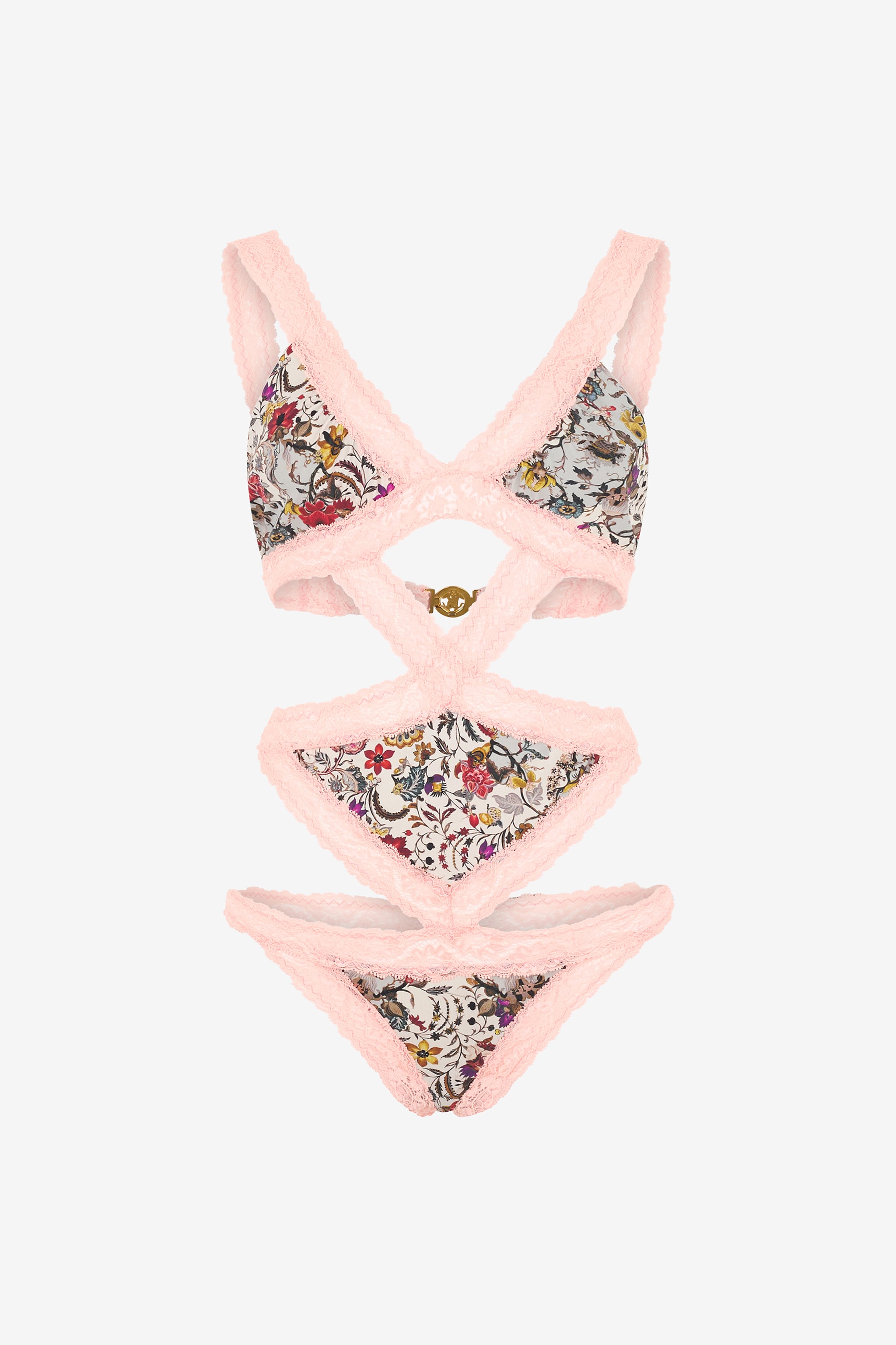 Roberto Cavalli Florentine Flowers One-Piece Swimsuit