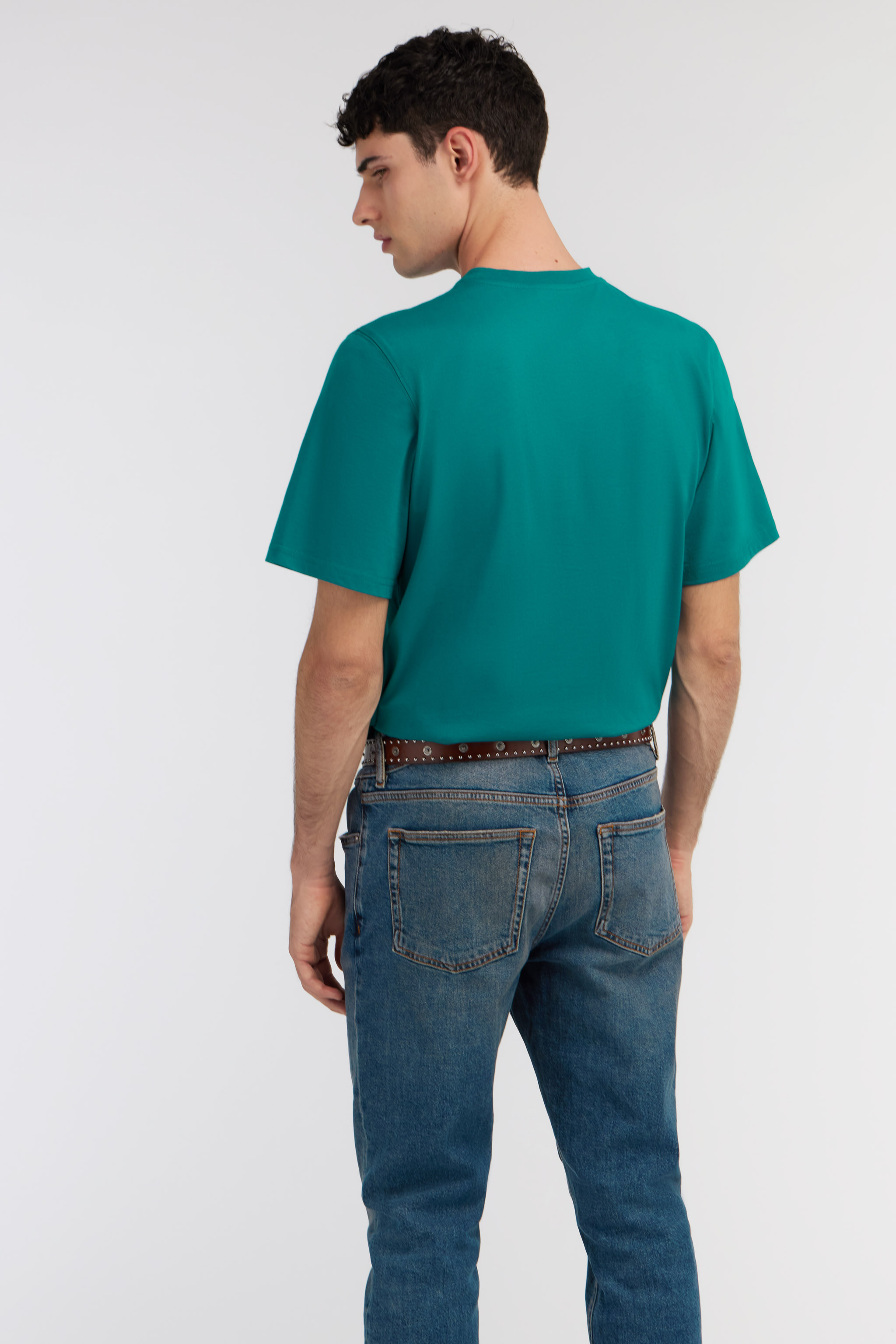 Roberto Cavalli Logo T-shirt In Light Blue