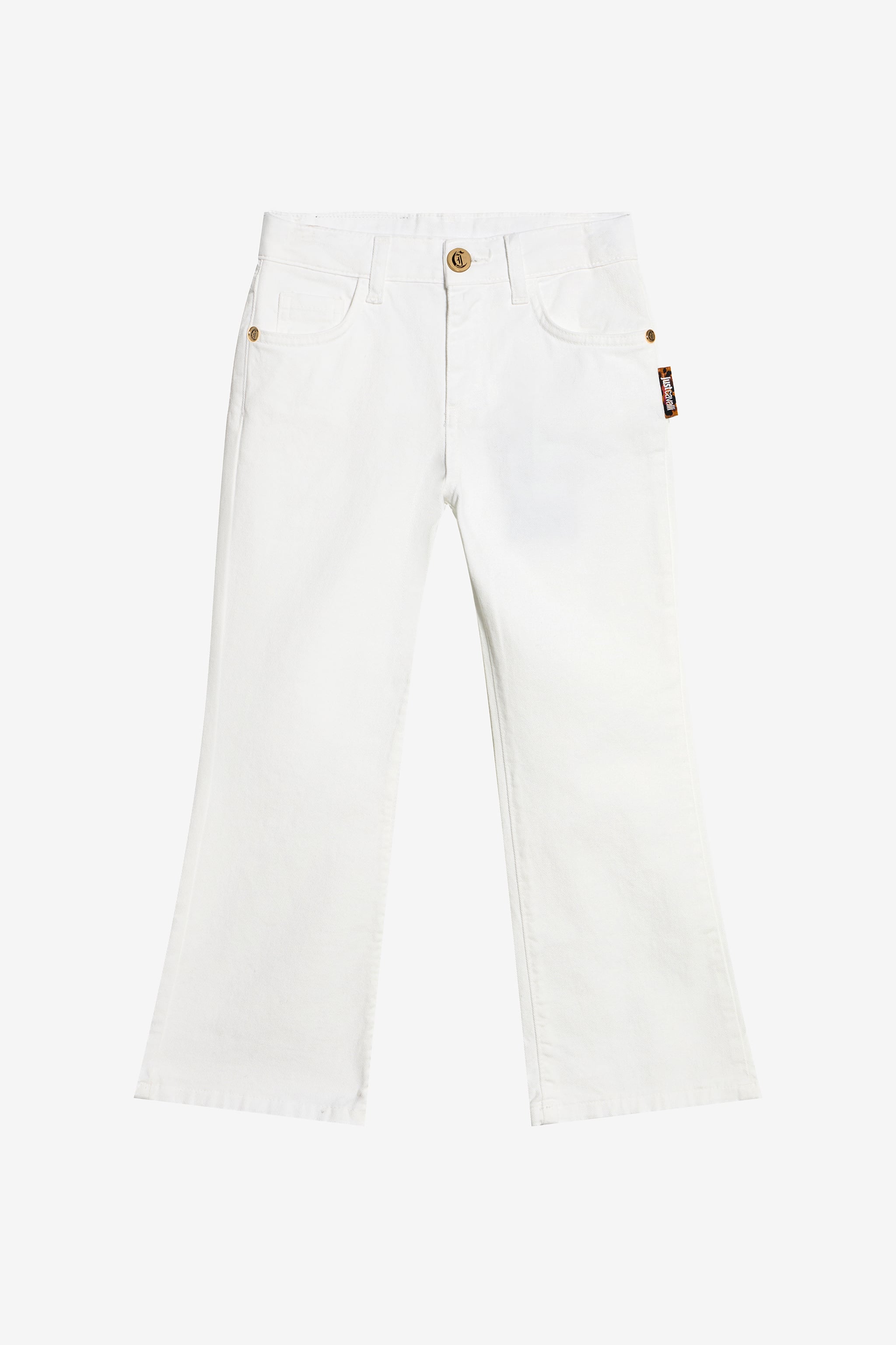 Roberto Cavalli White Denim Trousers