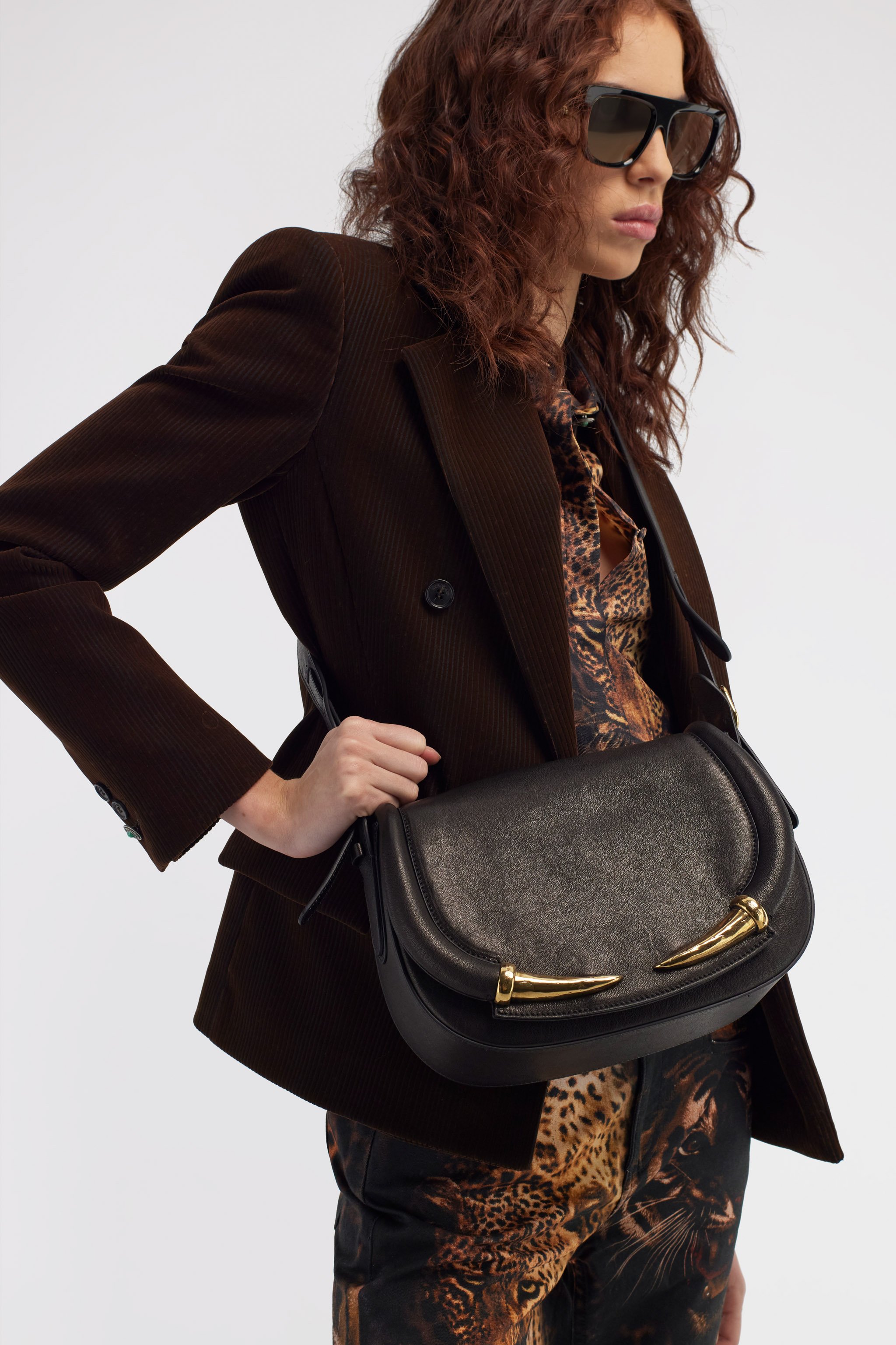 ROBERTO CAVALLI KLEINE FANG SCHULTERTASCHE