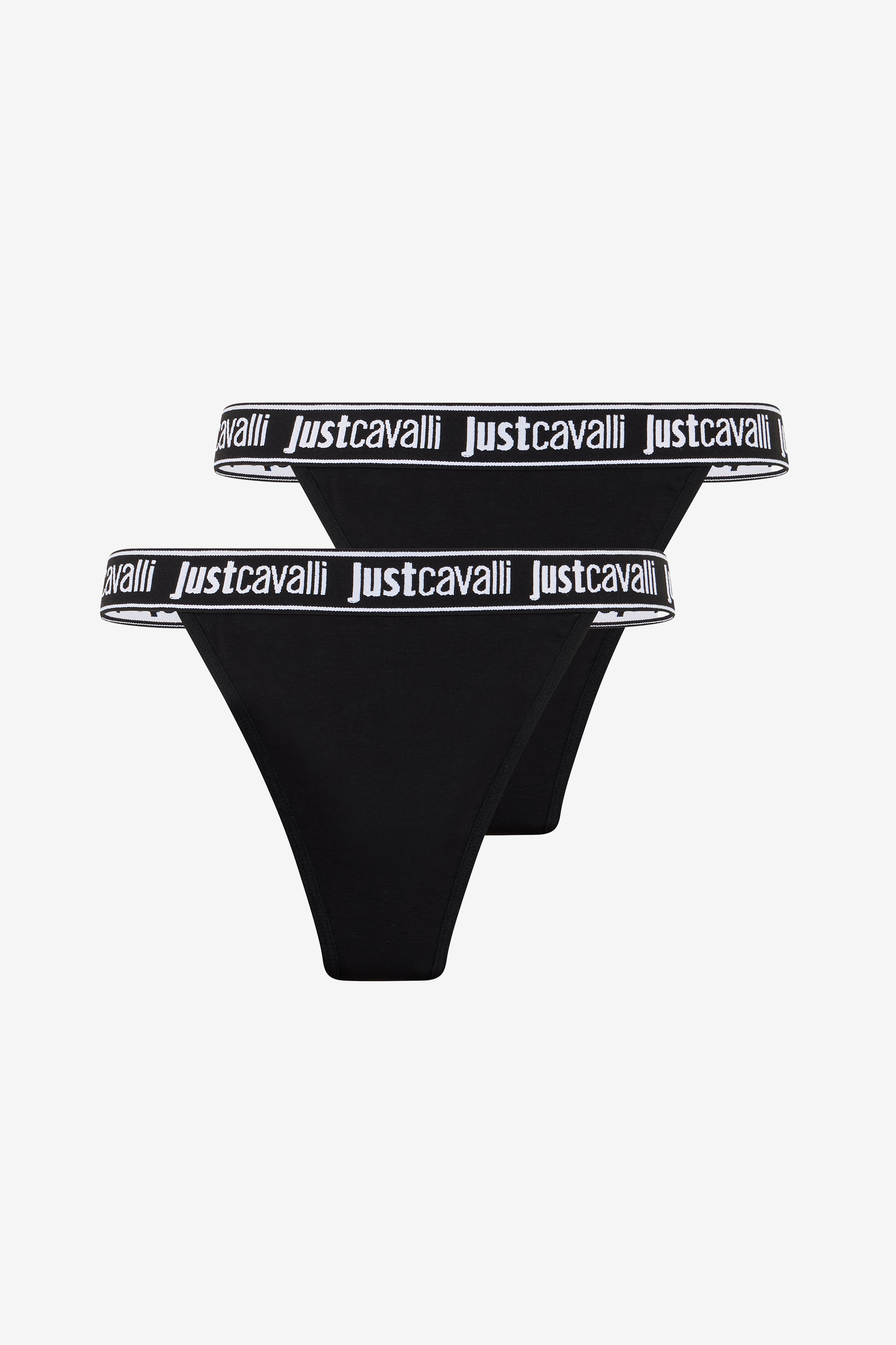 Black Panties With Logo Band Two-Pack