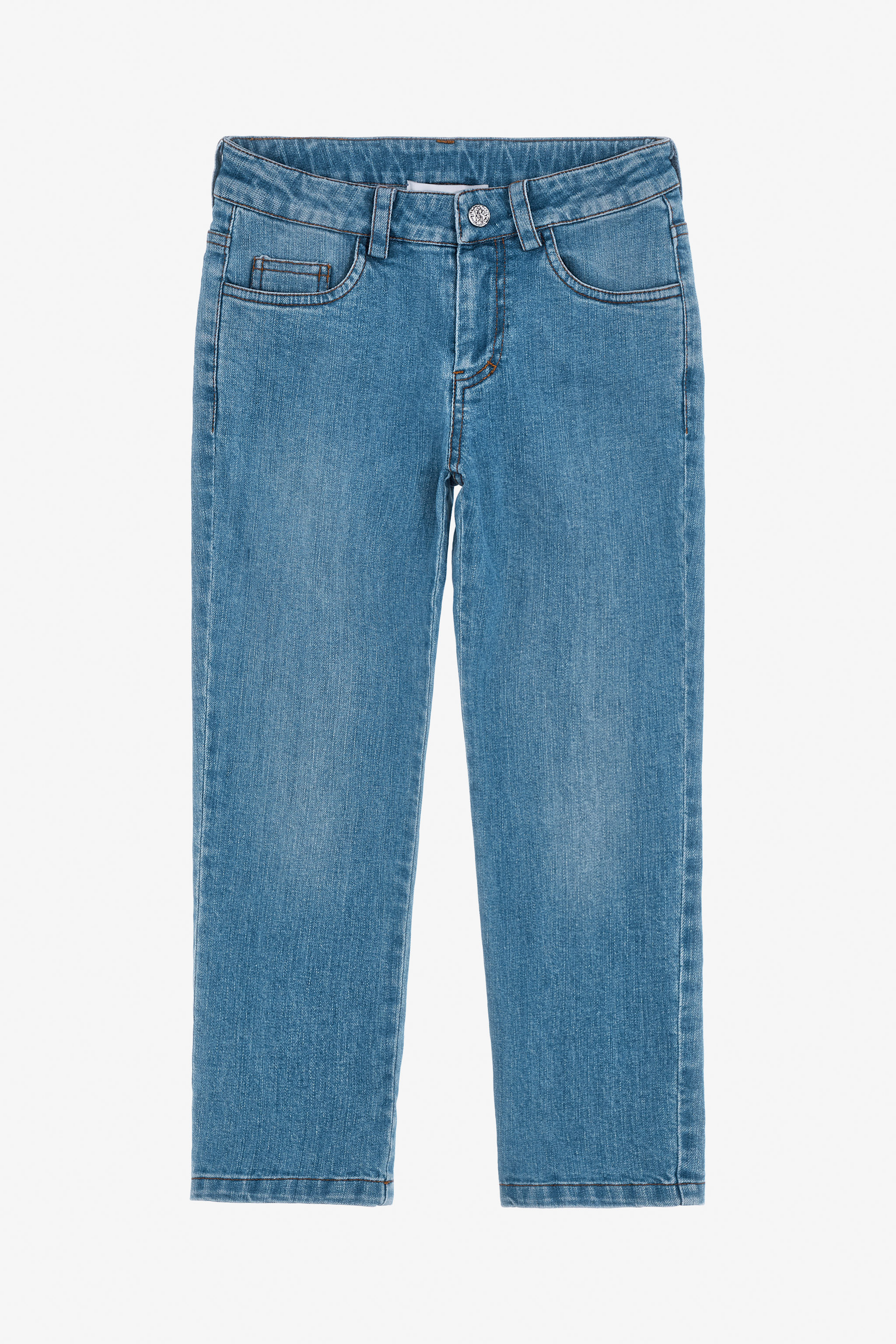 Roberto Cavalli Boys Blue Logo Rc Jeans - Ready To Wear