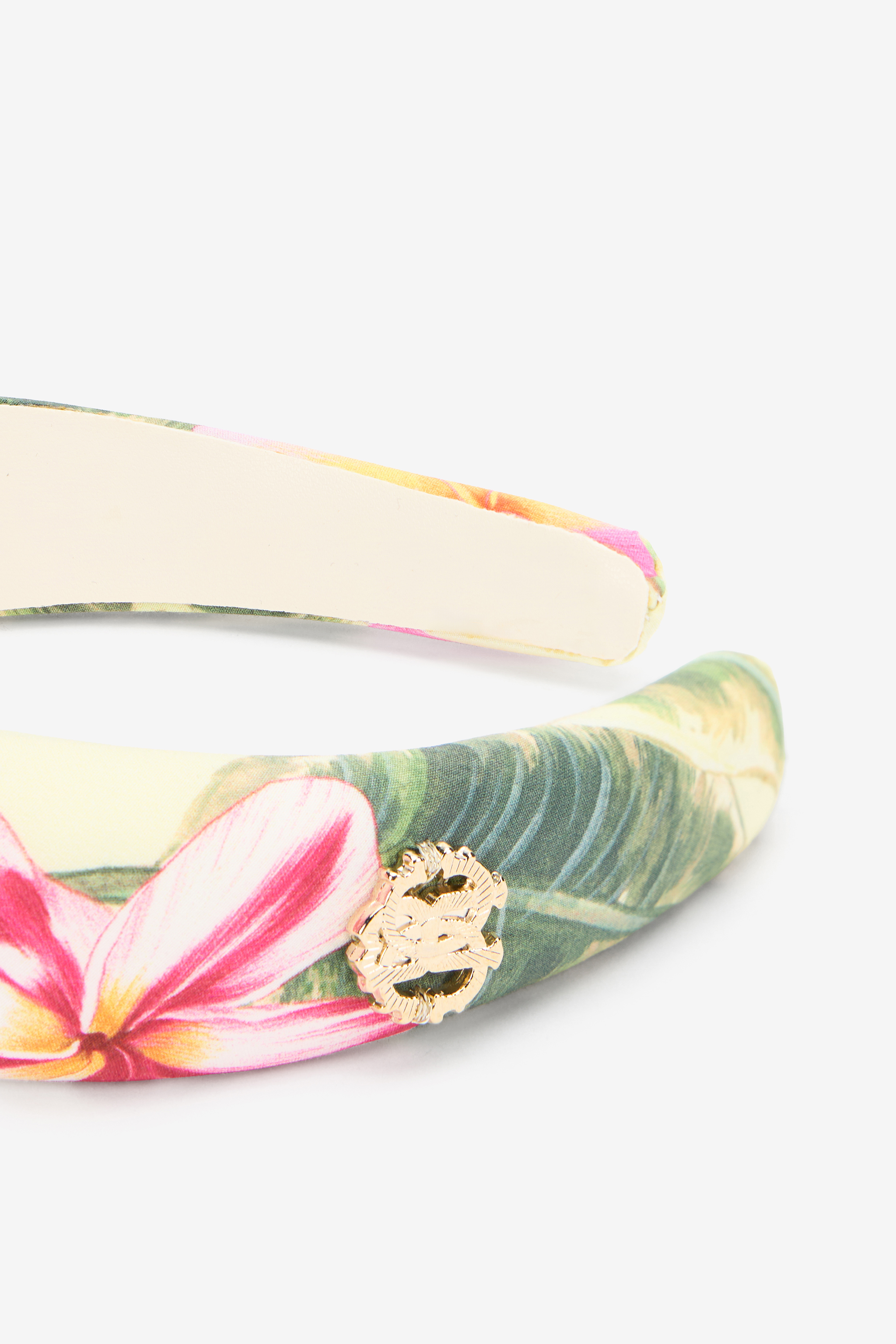  Roberto Cavalli Animalier Bubble Kids Print Headband - Female Hats & Caps Light Green/multicol Unica 
